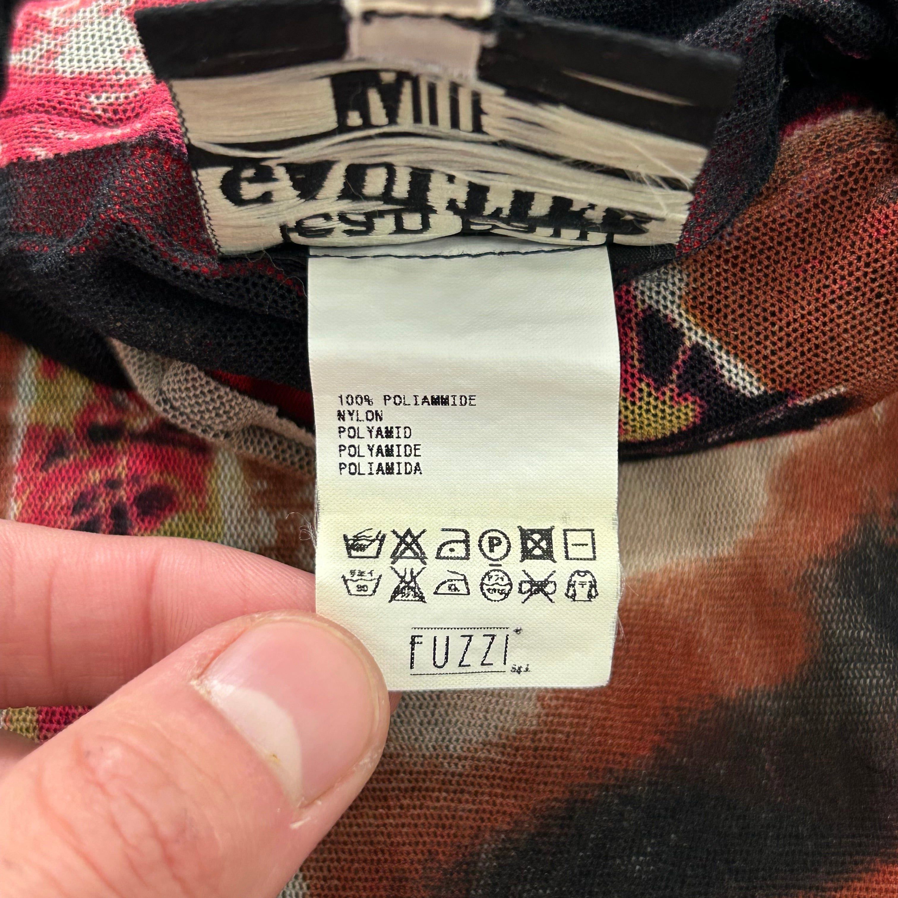 Jean Paul Gaultier Jean Paul Gaultier "Pigalle" Paris Lights Mesh Graphic Longs Size US M / EU 48-50 / 2 - 9 Thumbnail