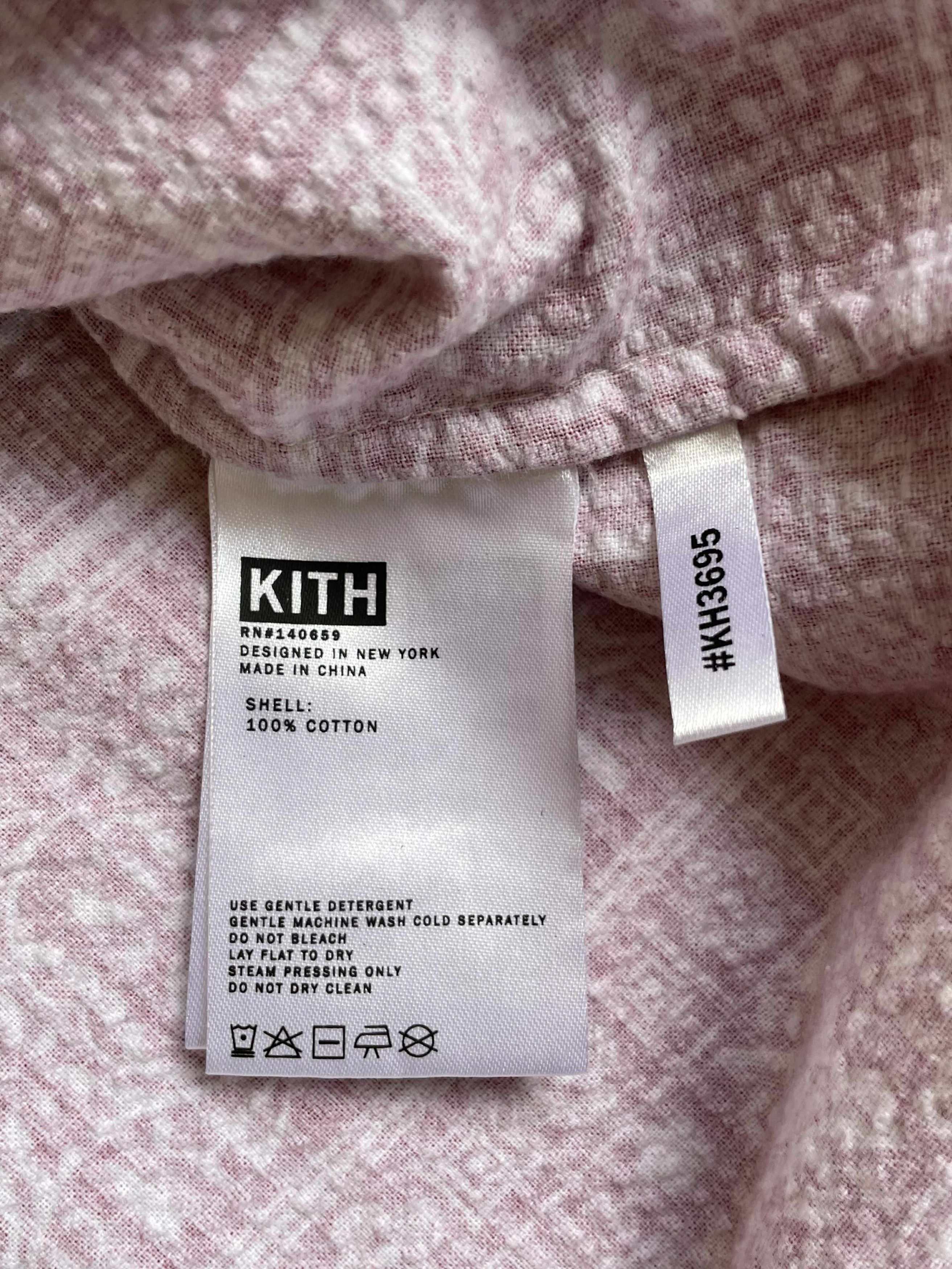 Kith Kith Seersucker Camp Shirt Red XS Like S Size US XS / EU 42 / 0 - 6 Thumbnail