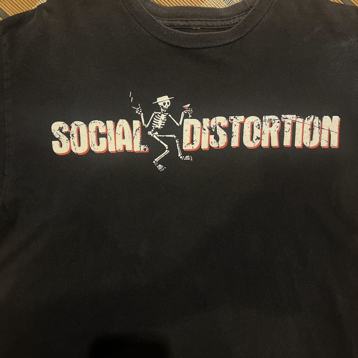 Band Tees × Vintage VTG90’s Social Distortion🚬💀🎩🍷 Size US M / EU 48-50 / 2 - 2 Thumbnail