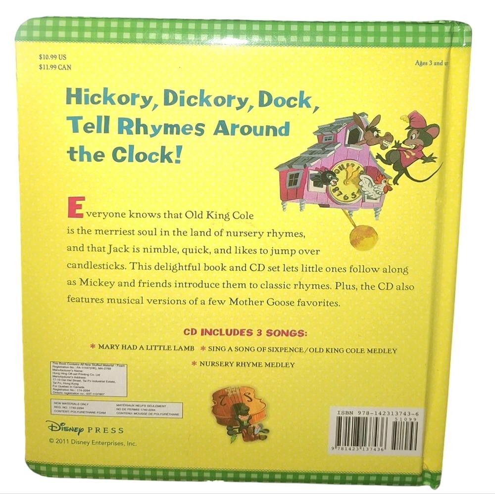 Disney Disney Nursery Rhymes Read-Along Storybook & CD Size ONE SIZE - 9 Thumbnail