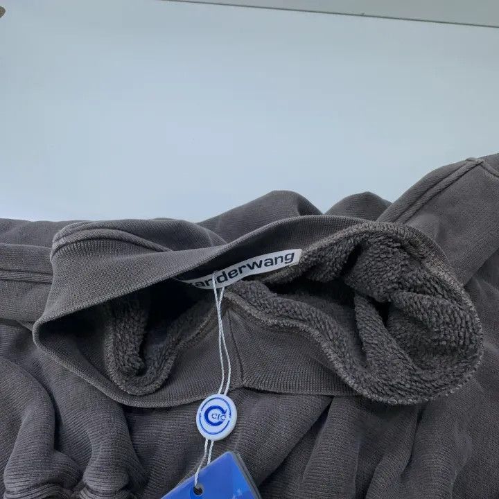 Alexander Wang Alexander Wang Brown V-Neck Cropped Sweatshirt - Size S / US 4 / IT 40 - 1 Thumbnail