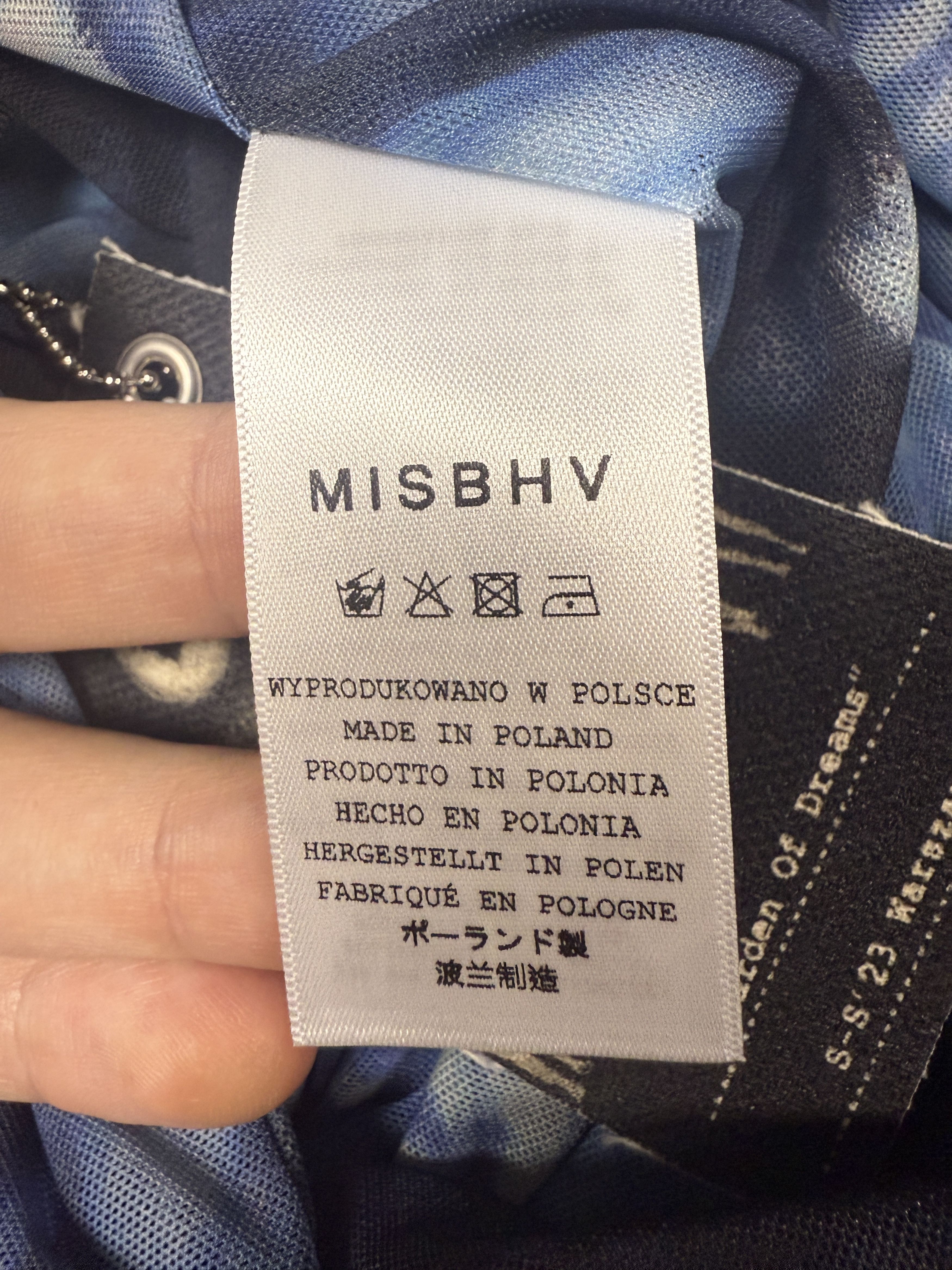 Misbhv $395 MISBHV Blue Butterfly Mini Dress Size XS / US 0-2 / IT 36-38 - 8 Thumbnail