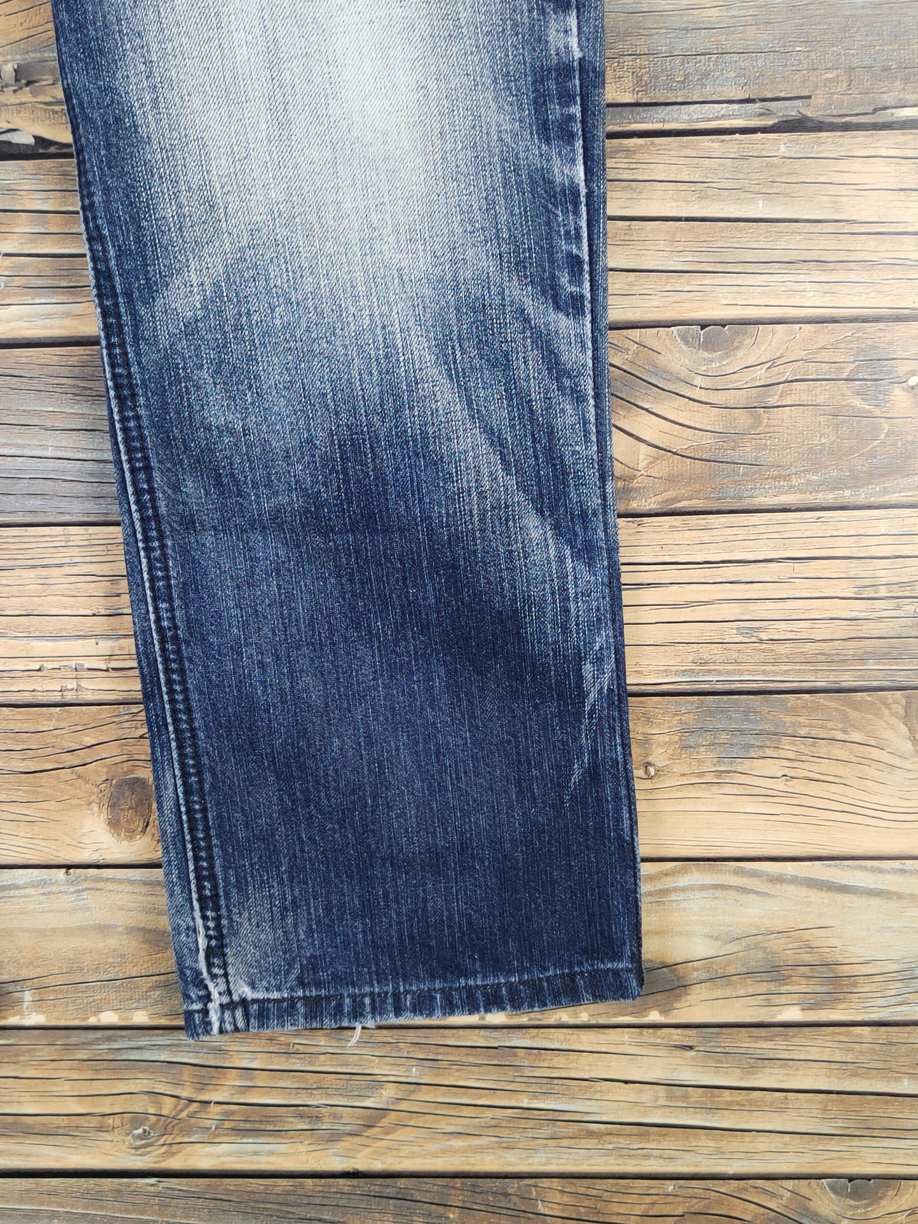 Edwin Edwin Dark Blue Distressed Ripped Jeans #W1568 Size US 30 / EU 46 - 7 Thumbnail