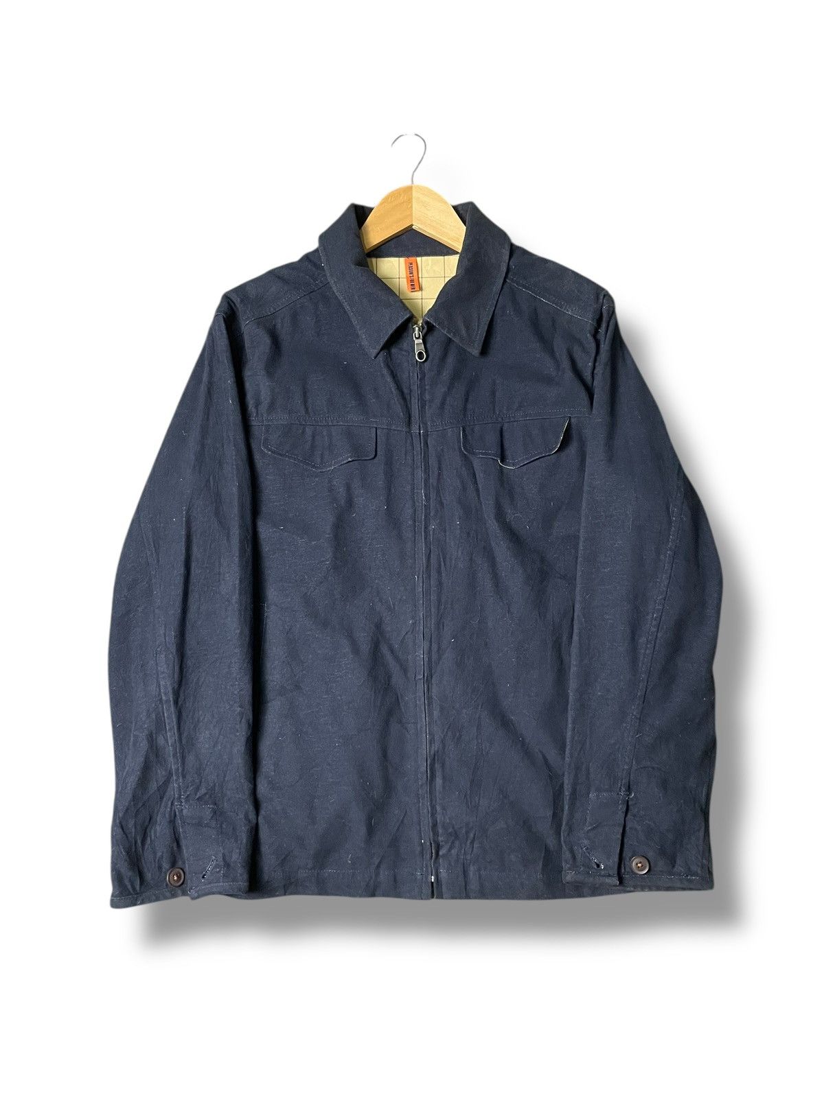 Japanese Brand × PERSON'S × Vintage Person’s For Men Polyester Zipper Light Jacket (114) Size US XS / EU 42 / 0 - 1 Thumbnail