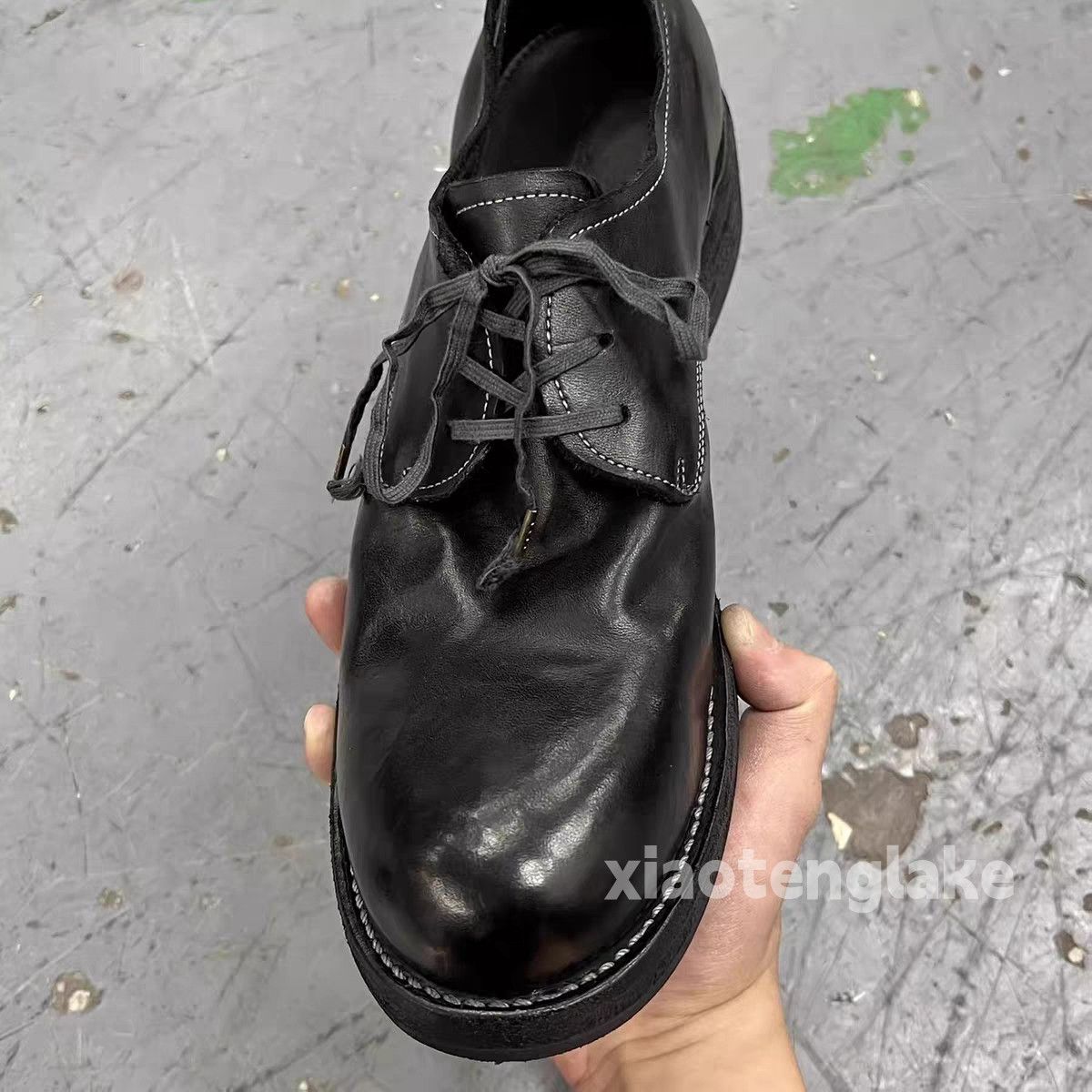 Vintage Unisex utility punk yuppie grunge derby shoes Size US 8 / EU 41 - 3 Thumbnail