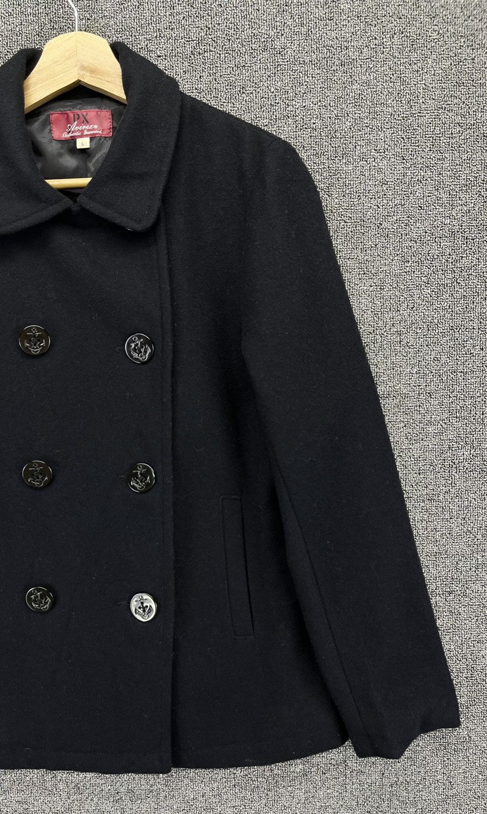 Avirex Vintage Avirex Black Wool Jacket Size L / US 10 / IT 46 - 4 Thumbnail