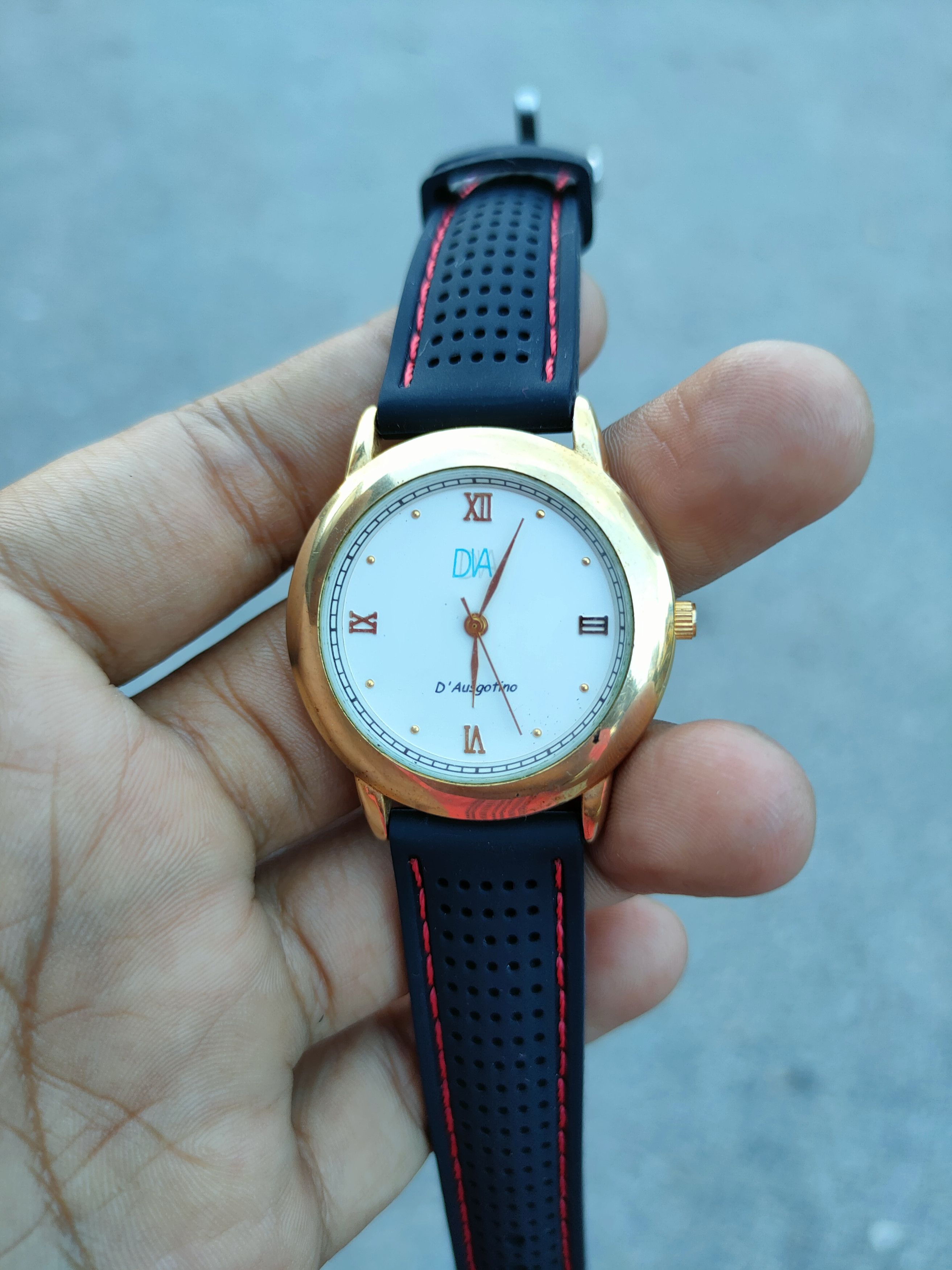 Japanese Brand × Vintage D'Ausgotino designer gold japan watch Size ONE SIZE - 1 Thumbnail