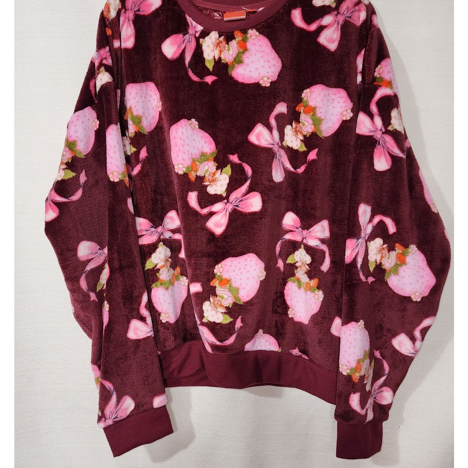 Strawberry Strawberry shortcake fleece sweatshirt women's size Large Size L / US 10 / IT 46 - 6 Thumbnail