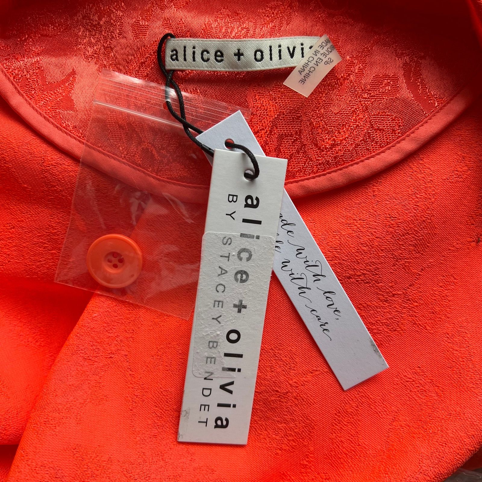 Alice + Olivia ALICE+OLIVIA Floral Embossed Sleep Jacket + Pajama Pants, S Size S / US 4 / IT 40 - 7 Thumbnail