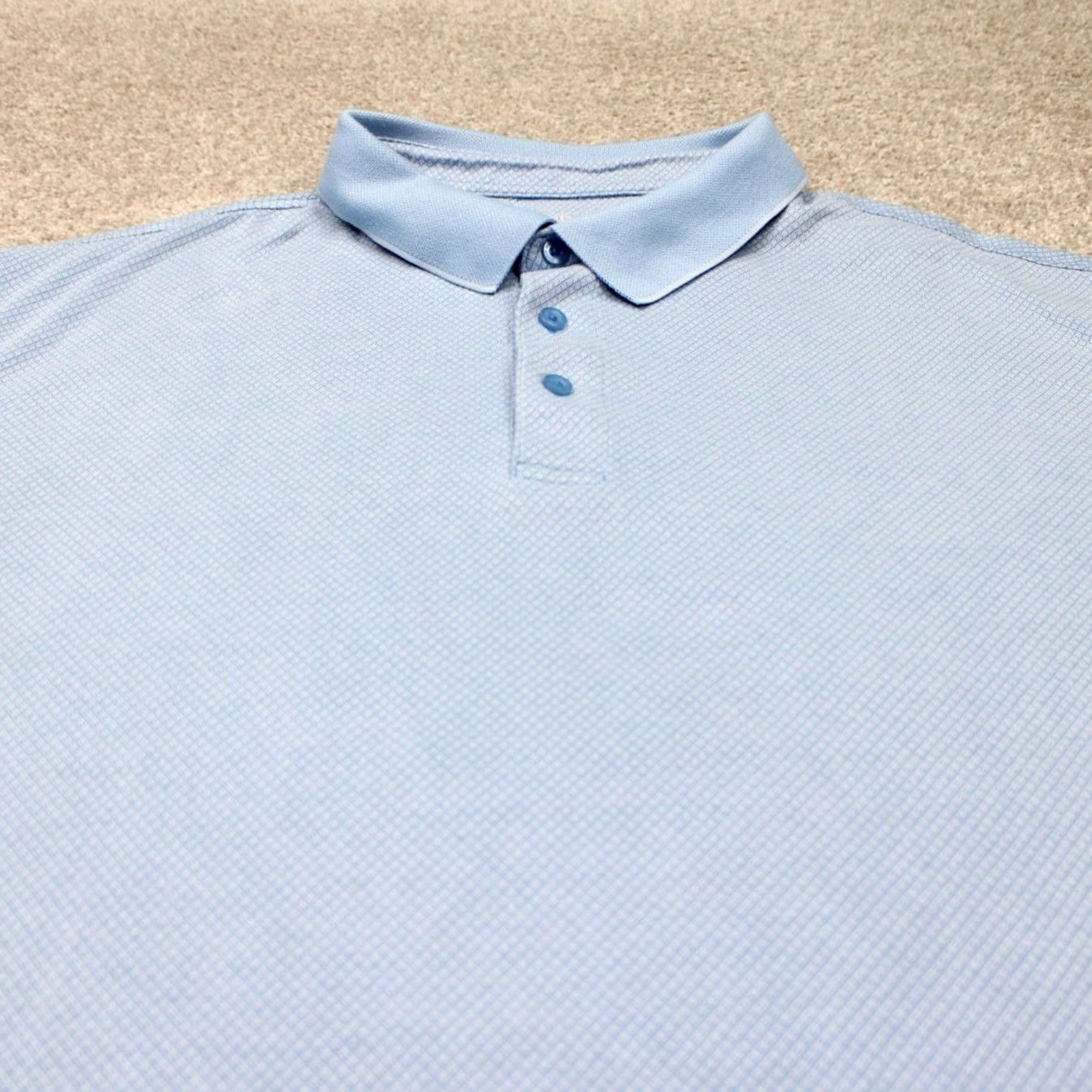 Reebok Reebok Golf Polo Shirt Mens 4XL XXXXL Blue Rayon/Polyester S/S Pullover Polo Shirt Regular Fit Blue Golf 4XL Mens Size US XXL / EU 58 / 5 - 4 Thumbnail