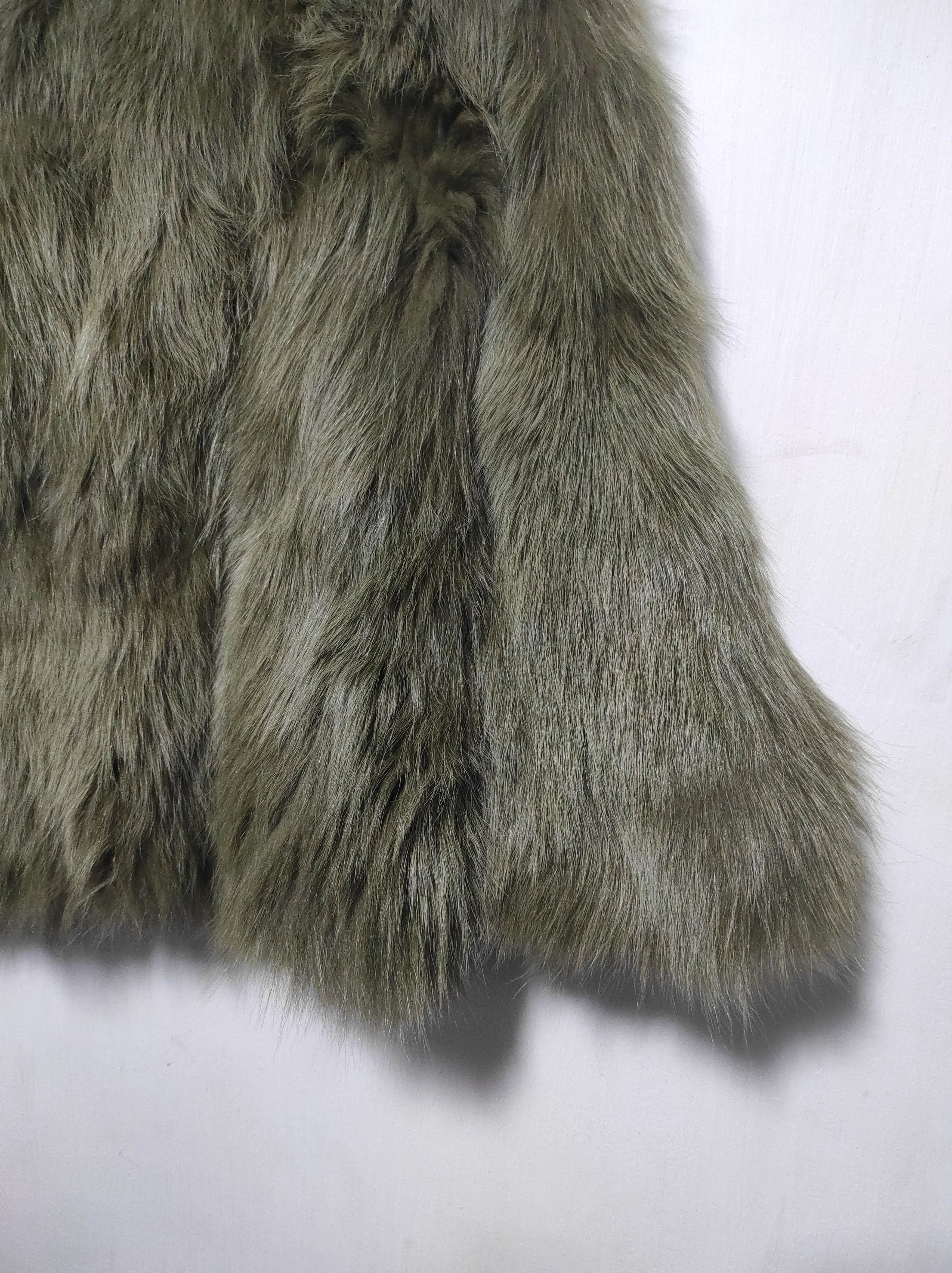 If Six Was Nine Li Hua Faux Fur Designer Winter Parka Coat Size S / US 4 / IT 40 - 16 Thumbnail