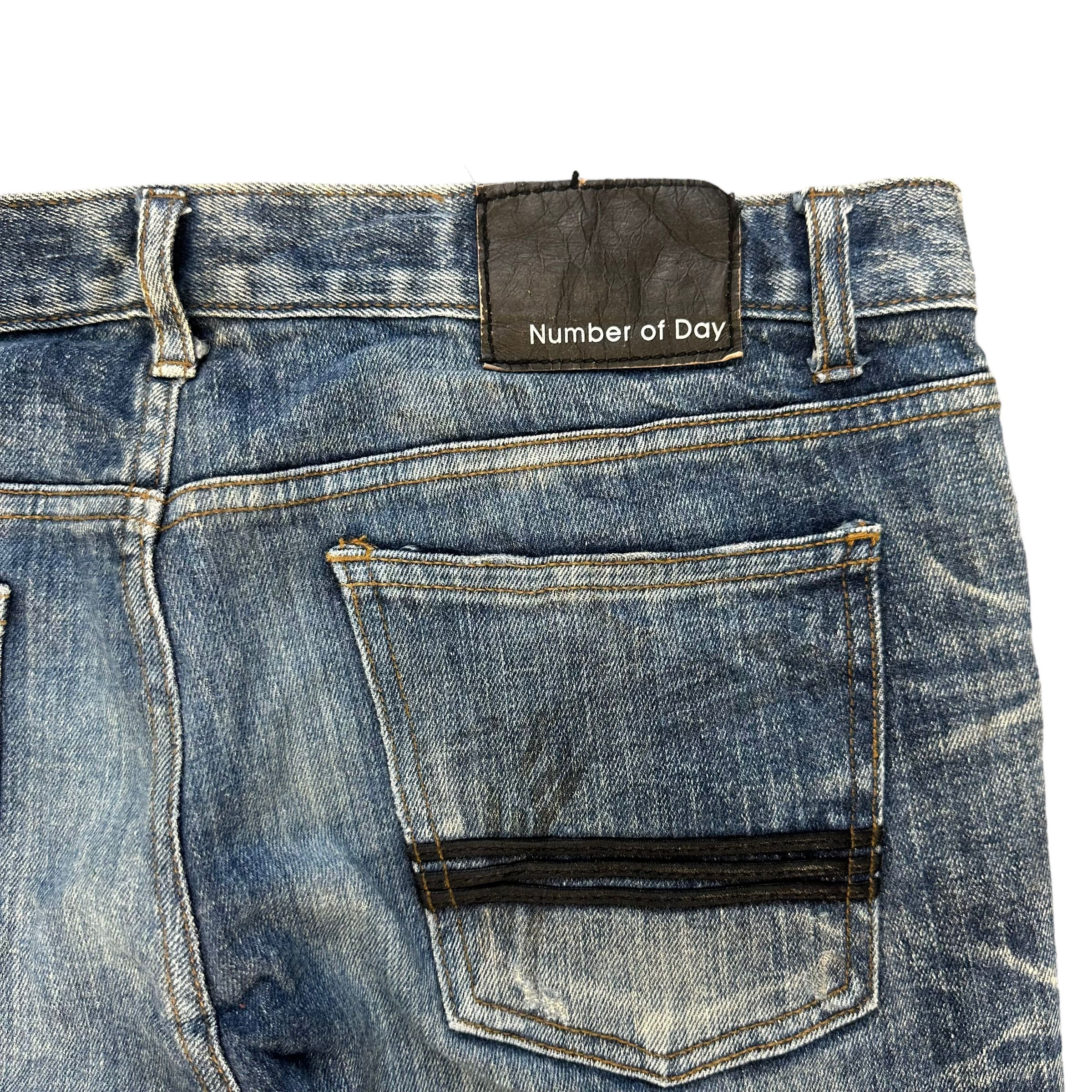 Other THE NUMBER OF DAY COMPANY JEANS DENIM PANT #8515-012 Size 34" / US 12 / IT 48 - 12 Thumbnail