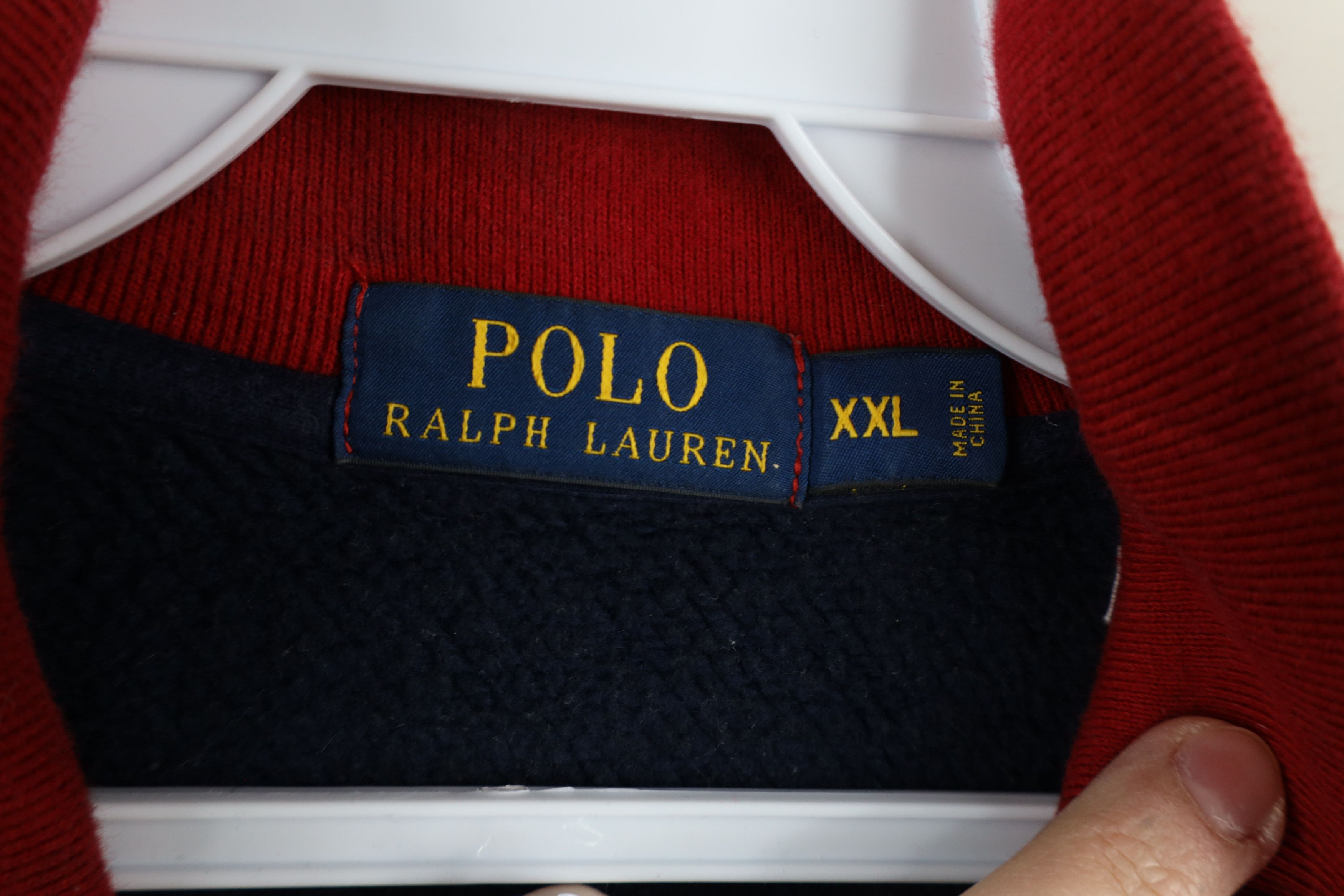 Ralph Lauren × Vintage Vintage Ralph Lauren Spell Out Block Letter Sweater Jacket Size US XXL / EU 58 / 5 - 10 Thumbnail