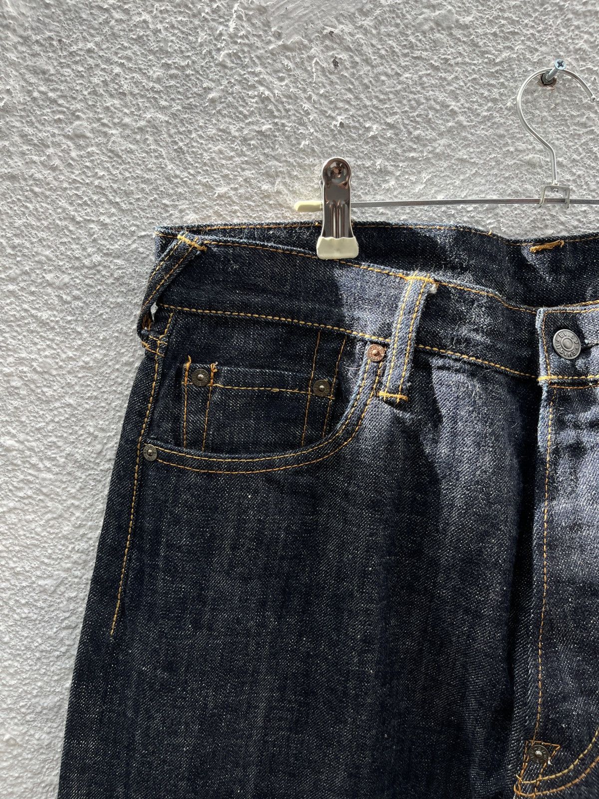 Evisu 2000’s Evisu Brushstroke Daicock Selvedge Jeans Size US 34 / EU 50 - 11 Thumbnail