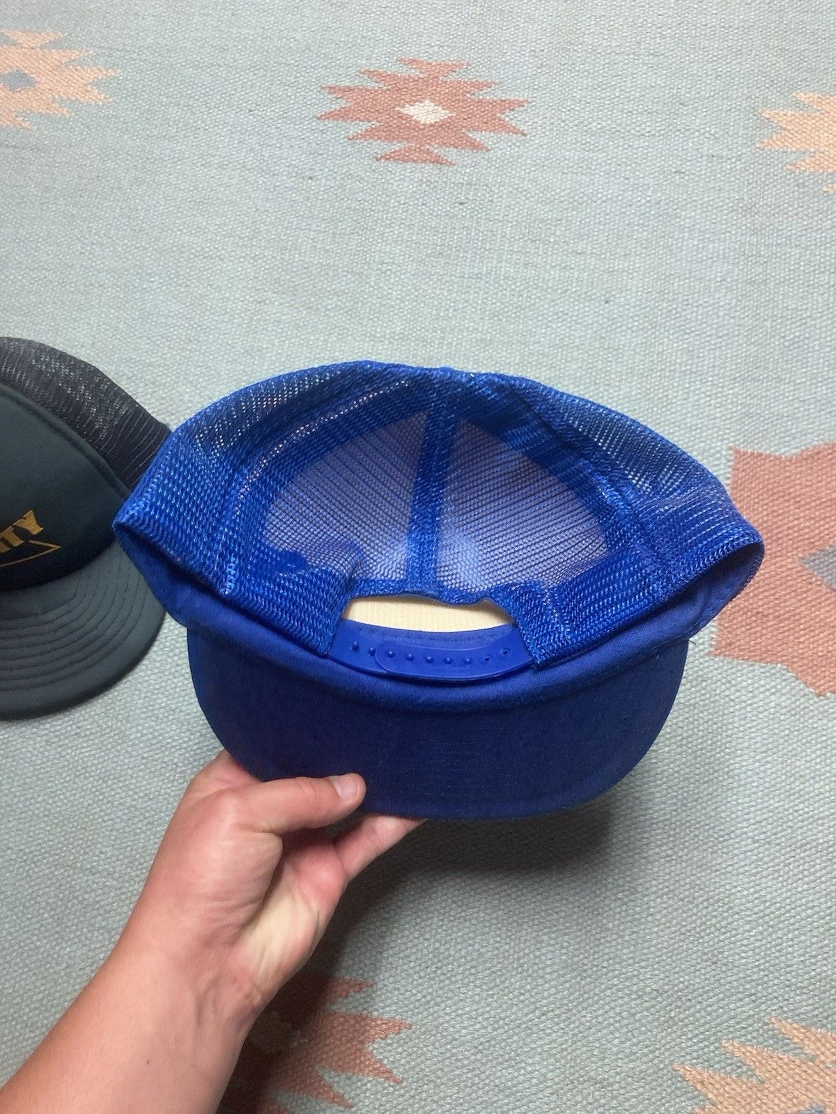 Vintage Vintage trucker hat DBCS ElectroCom automation SnapBack blue Size ONE SIZE - 4 Thumbnail
