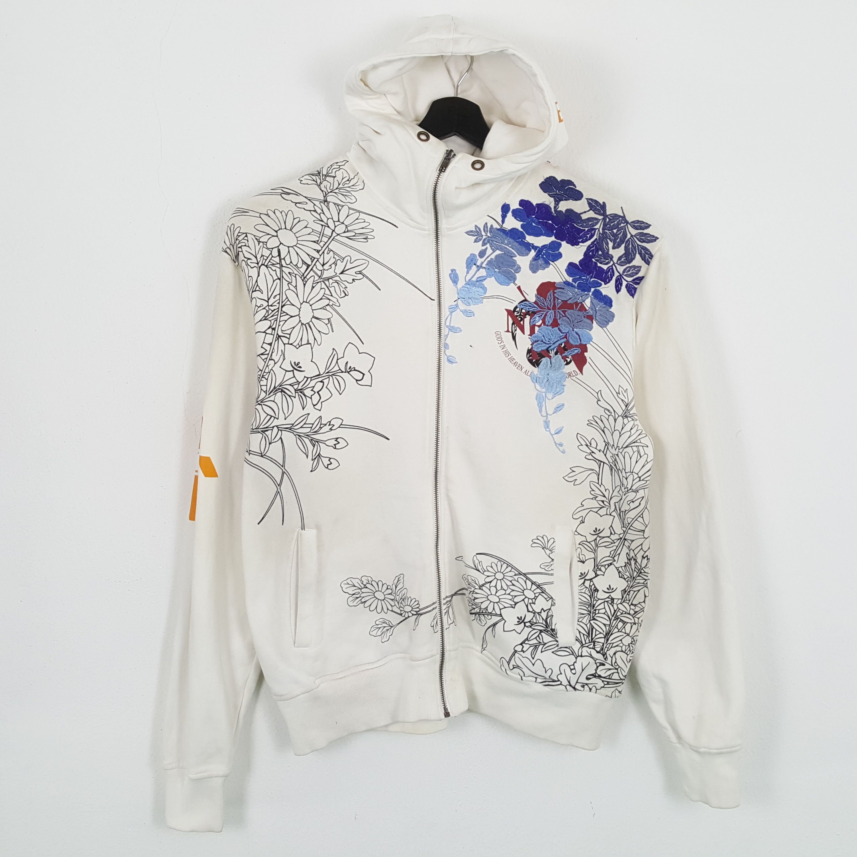 Anime × Vintage Neon Genesis EVAGELION Japanese Anime Zipper Hoodies Size US L / EU 52-54 / 3 - 3 Thumbnail