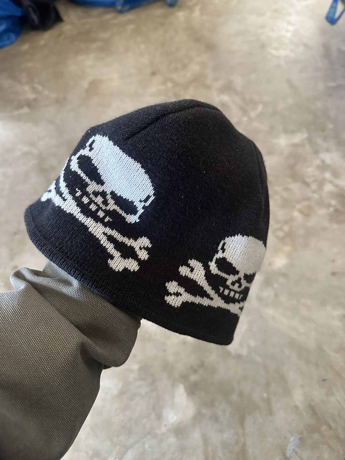 Y2k Skull Beanie Y2K Black White Skull Beanie