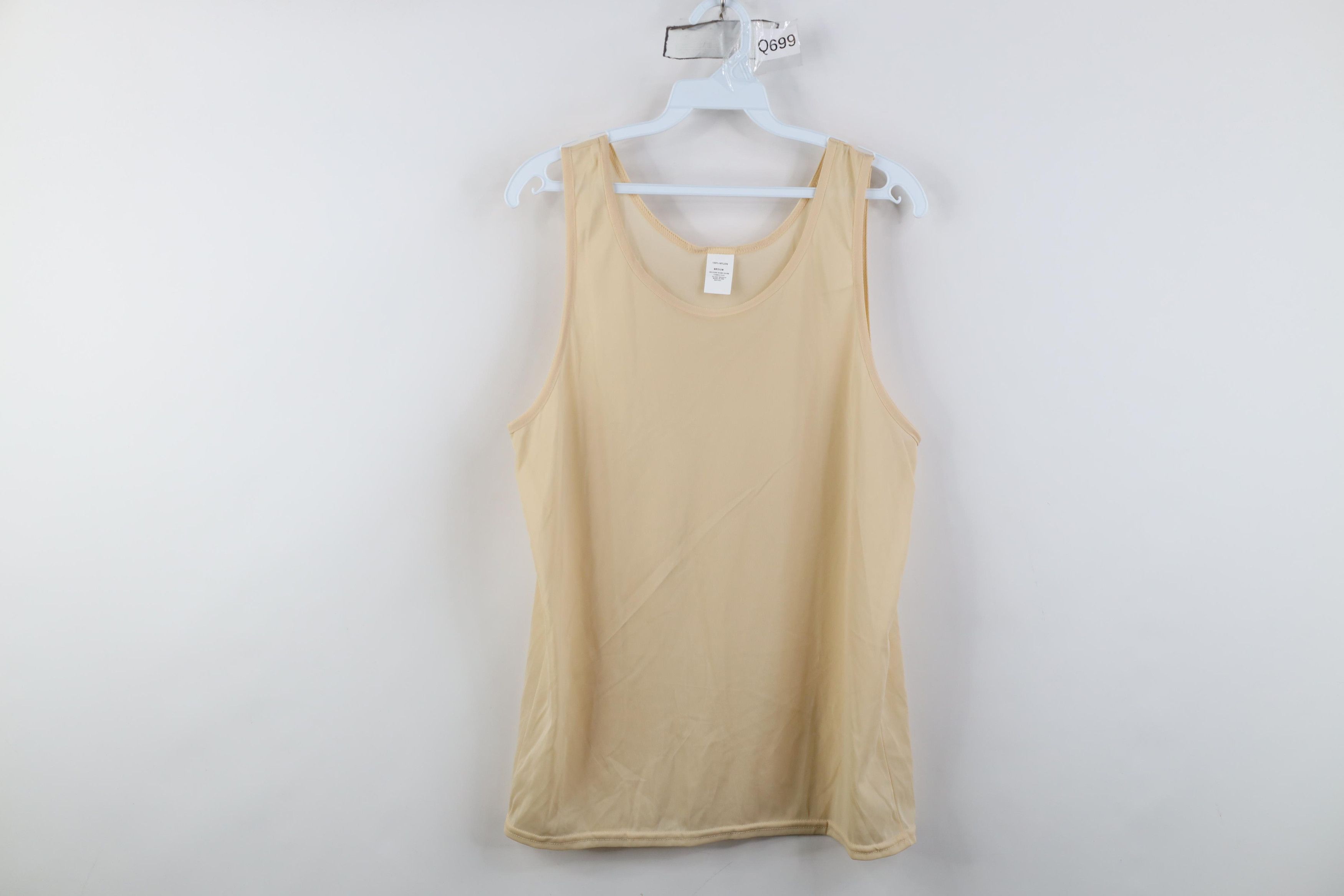 Vintage Deadstock Vintage 70s Streetwear Nylon Tank Top T-Shirt USA Size US M / EU 48-50 / 2 - 1 Thumbnail