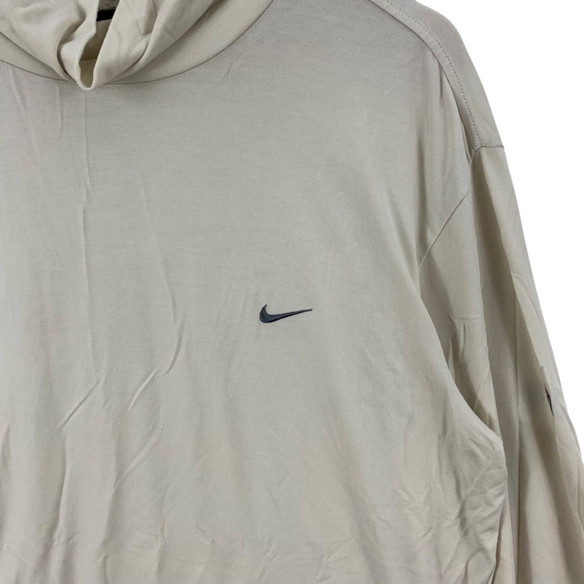 Nike Vintage NIKE GOLF TIGER WOODS Turtle Neck Plain Tee Shirt Size US L / EU 52-54 / 3 - 6 Thumbnail