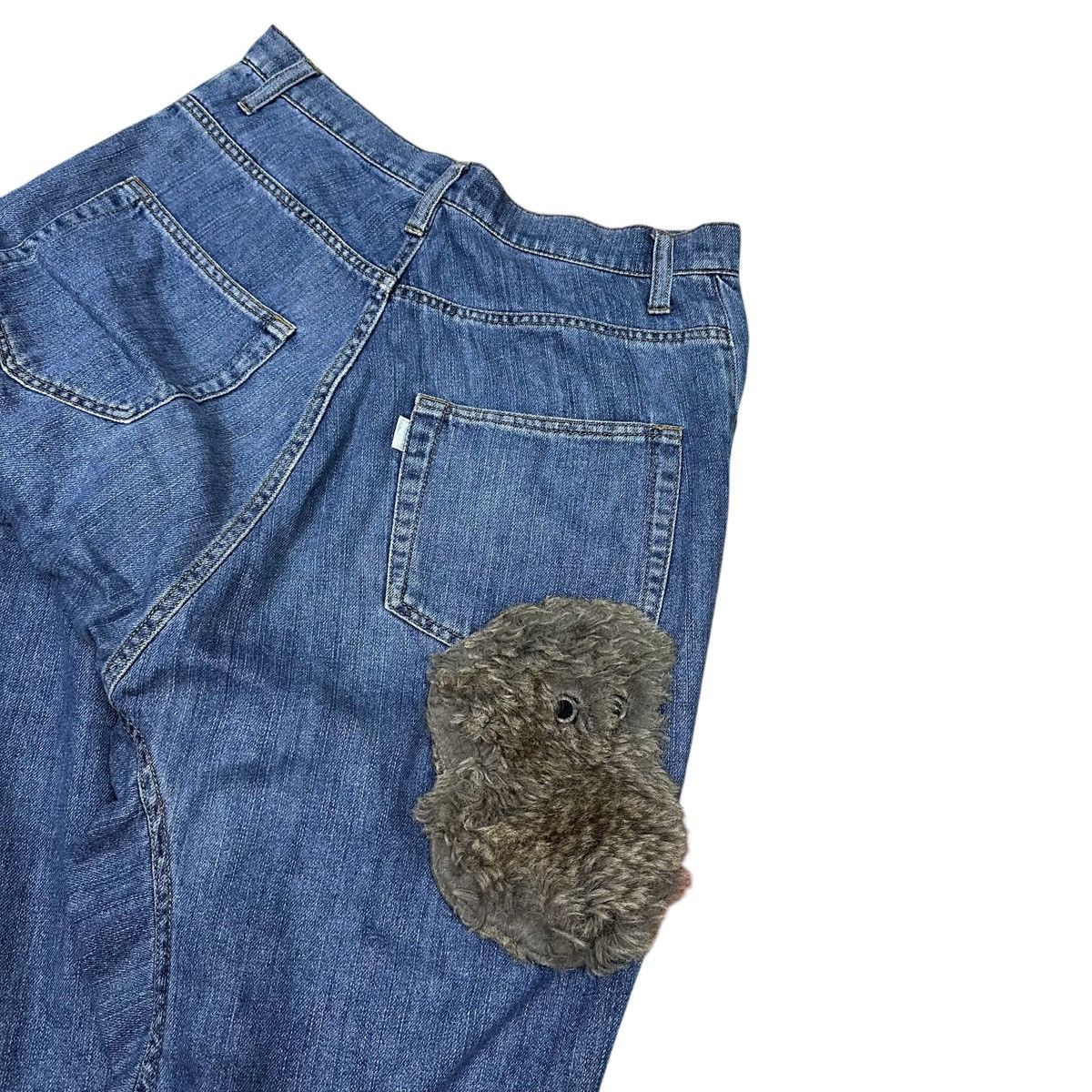 Japanese Brand 💥Issey Miyake 💥Net Net bear Design Curve Leg✨💥 Size US 29 - 5 Thumbnail