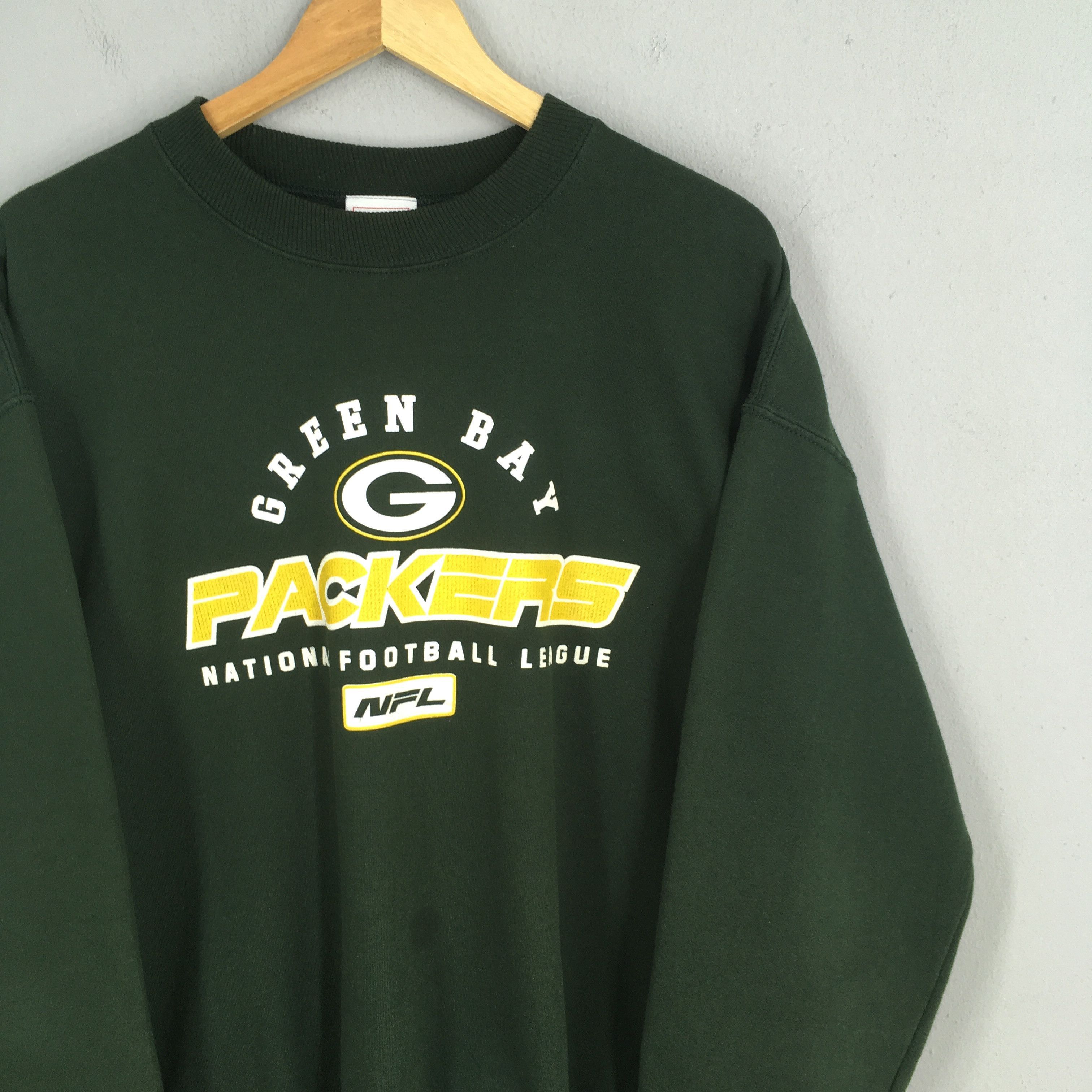 NFL Vintage Green Bay Packers Football NFL Sweatshirt Large Size US L / EU 52-54 / 3 - 2 Thumbnail