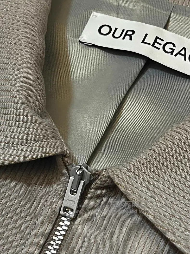 Our Legacy Our Legacy Grey Khaki Short Jacket Size US S / EU 44-46 / 1 - 4 Thumbnail