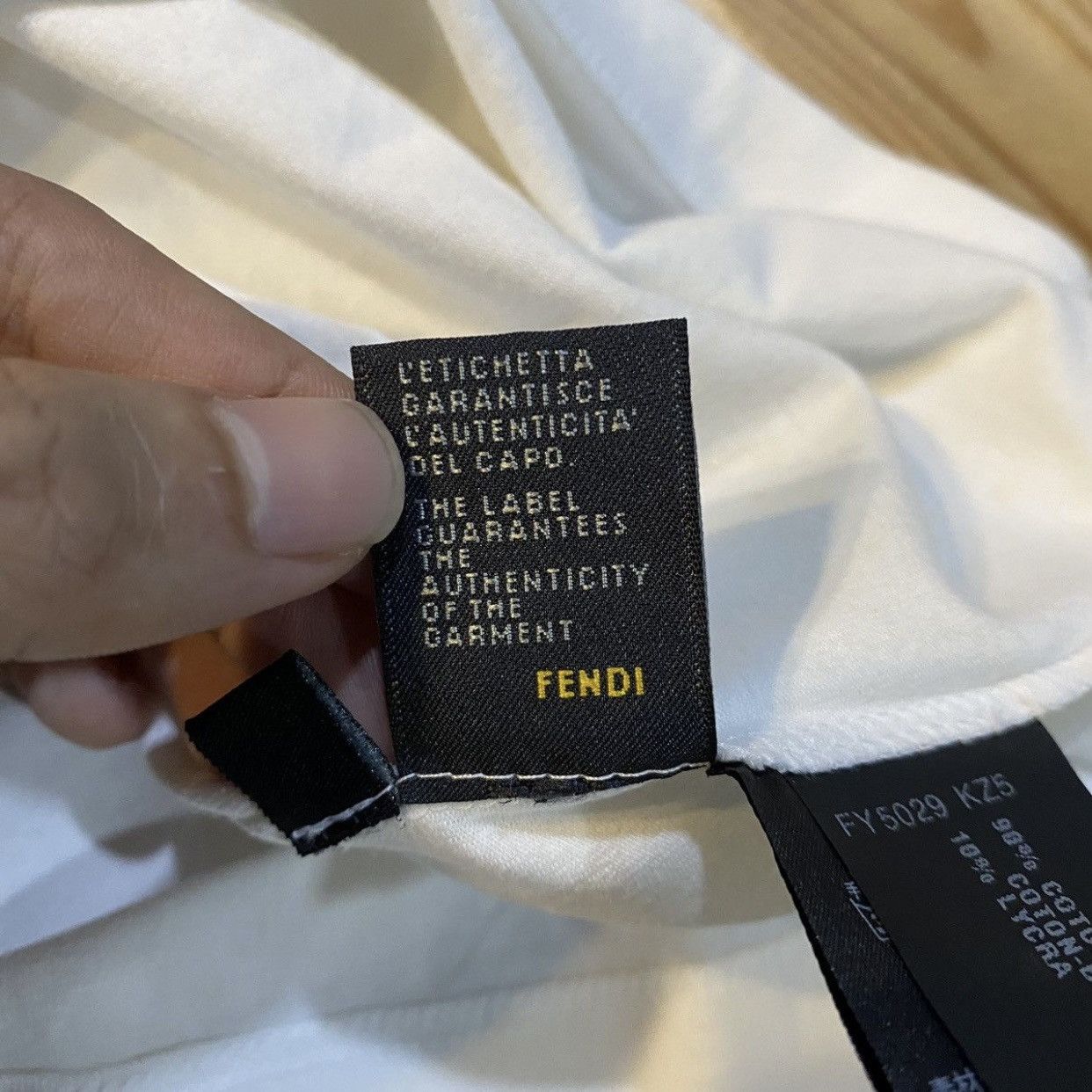 Fendi Fendi Selleria Roma Horse Logo Monogram Trim T-Shirt White Size M / US 6-8 / IT 42-44 - 17 Thumbnail