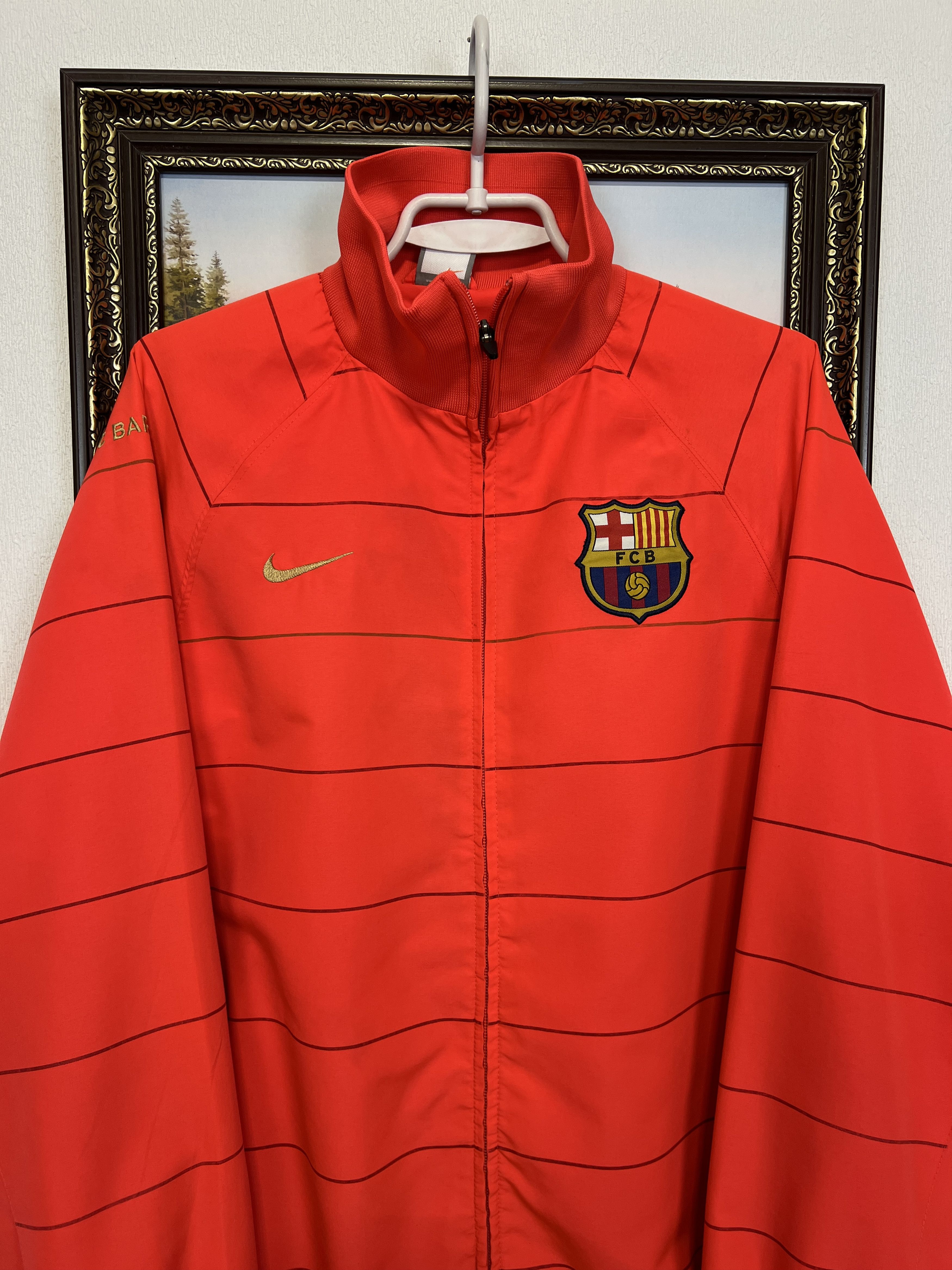 Nike Vintage Nike FC Barcelona Football Jacket Soccer Track Top Size US L / EU 52-54 / 3 - 2 Thumbnail