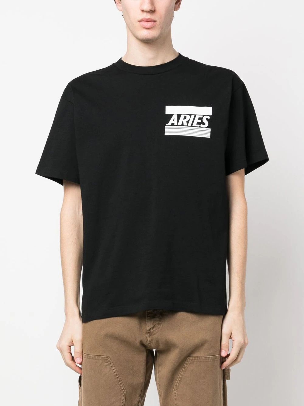 Aries ARIES black credit card logo print t-shirt Medium q Size US M / EU 48-50 / 2 - 2 Thumbnail