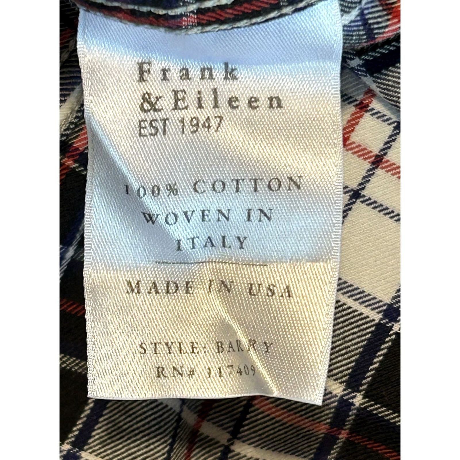 Frank & Eileen VINTAGE Frank & Eileen Barry Button Up Shirt In Plaid Long Sleeve Women’s XS Size XS / US 0-2 / IT 36-38 - 6 Thumbnail
