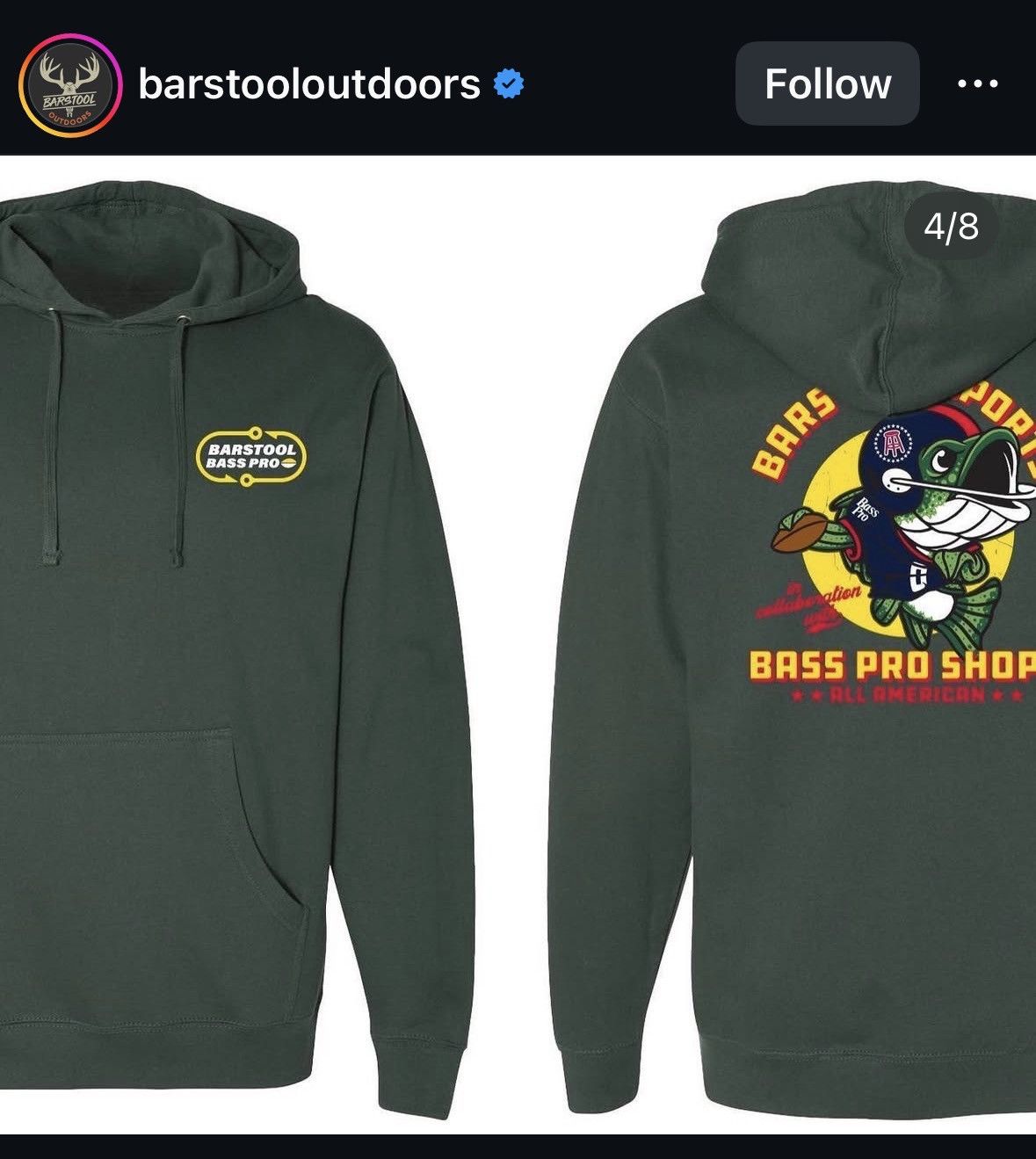 Bass Pro Shops Bass Pro Shop x Barstool Sports Hoodie Size US M / EU 48-50 / 2 - 3 Thumbnail