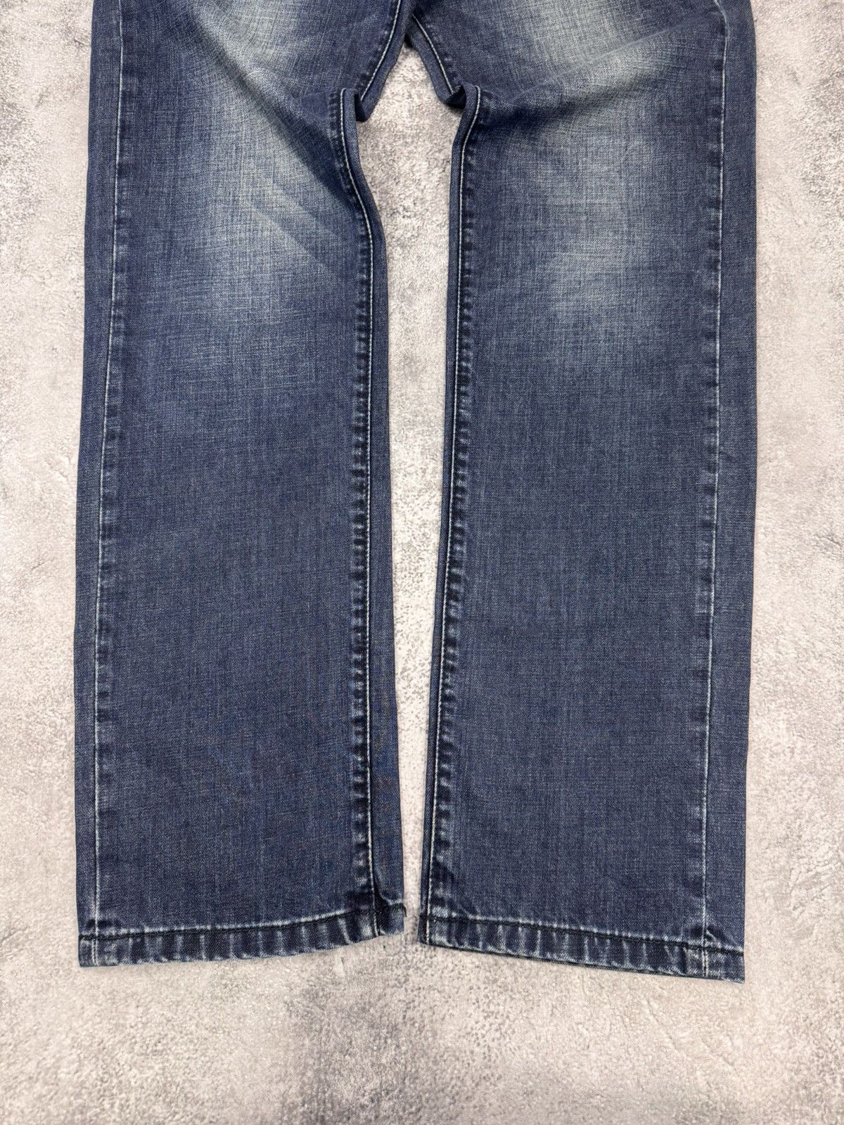 Emporio Armani Emporio Armani Men Denim Pants Jeans Blue Straight Fit Size US 34 / EU 50 - 5 Thumbnail