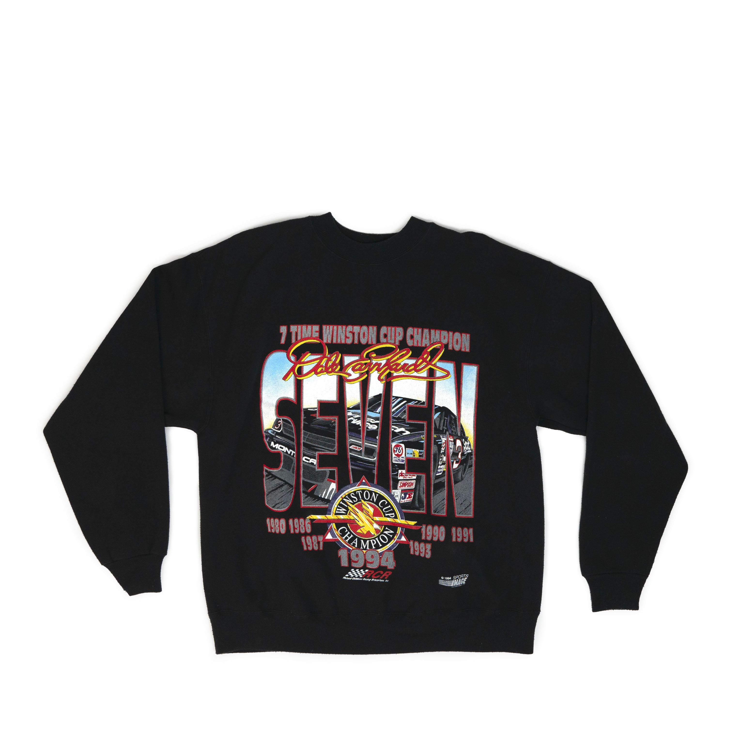 NASCAR × Vintage Vintage 1994 Dale Earnhardt Winston Cup Crewneck Size US L / EU 52-54 / 3 - 1 Thumbnail