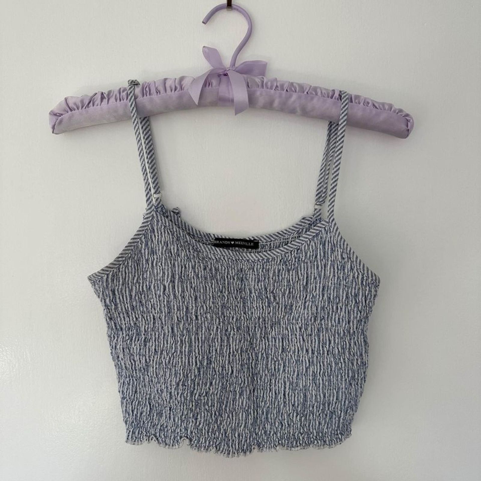 Brandy melville smocked tube top online