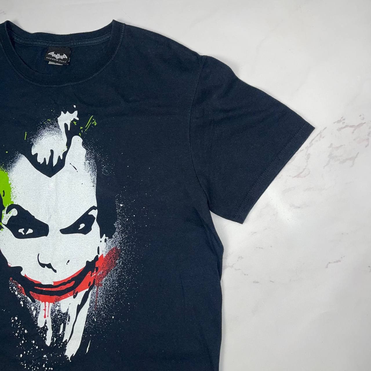 Vintage DC Comics Mens Joker Big Face T-shirt Black Sizes L Size US L / EU 52-54 / 3 - 5 Thumbnail