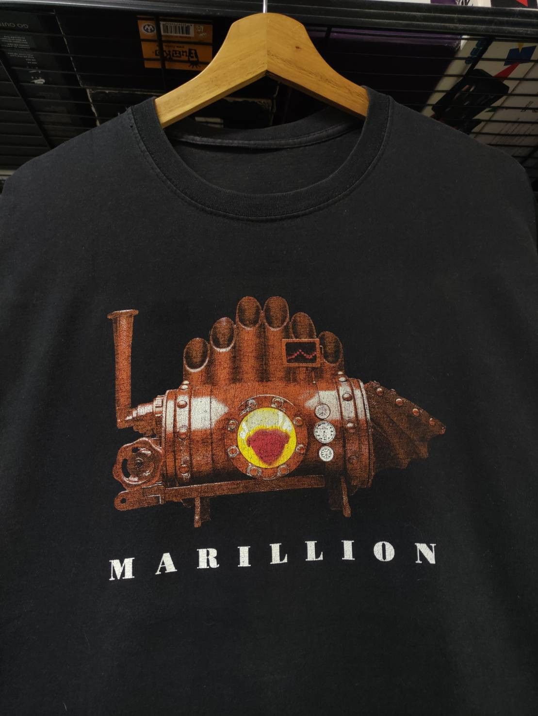 Band Tees Vtg 90's Marillion " This Strange Engine " Album Promo Size US L / EU 52-54 / 3 - 1 Thumbnail