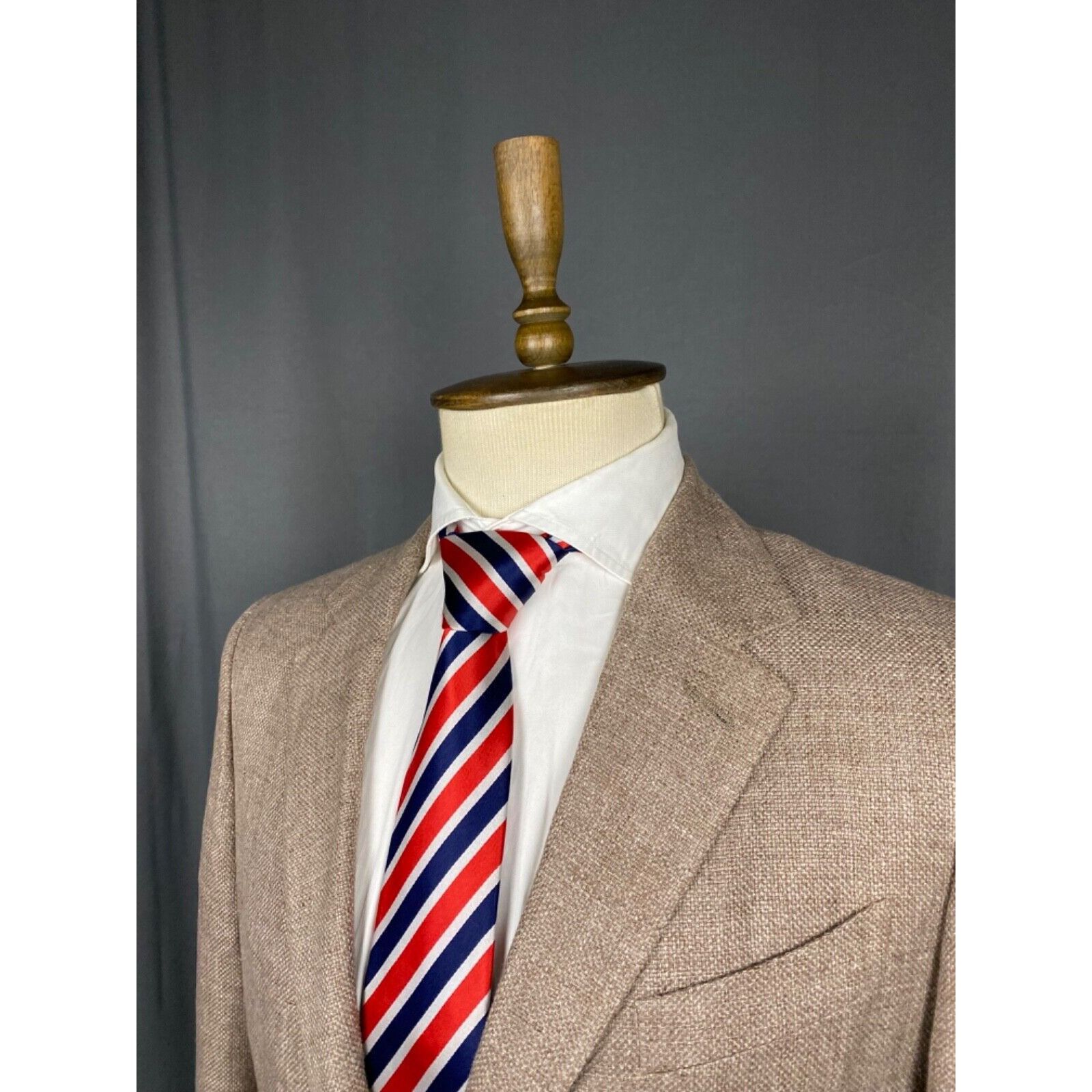 Ermenegildo Zegna MINT! Zegna RECENT Men's Brown Linen Wool Silk Blazer Sportc Size 50R - 5 Thumbnail