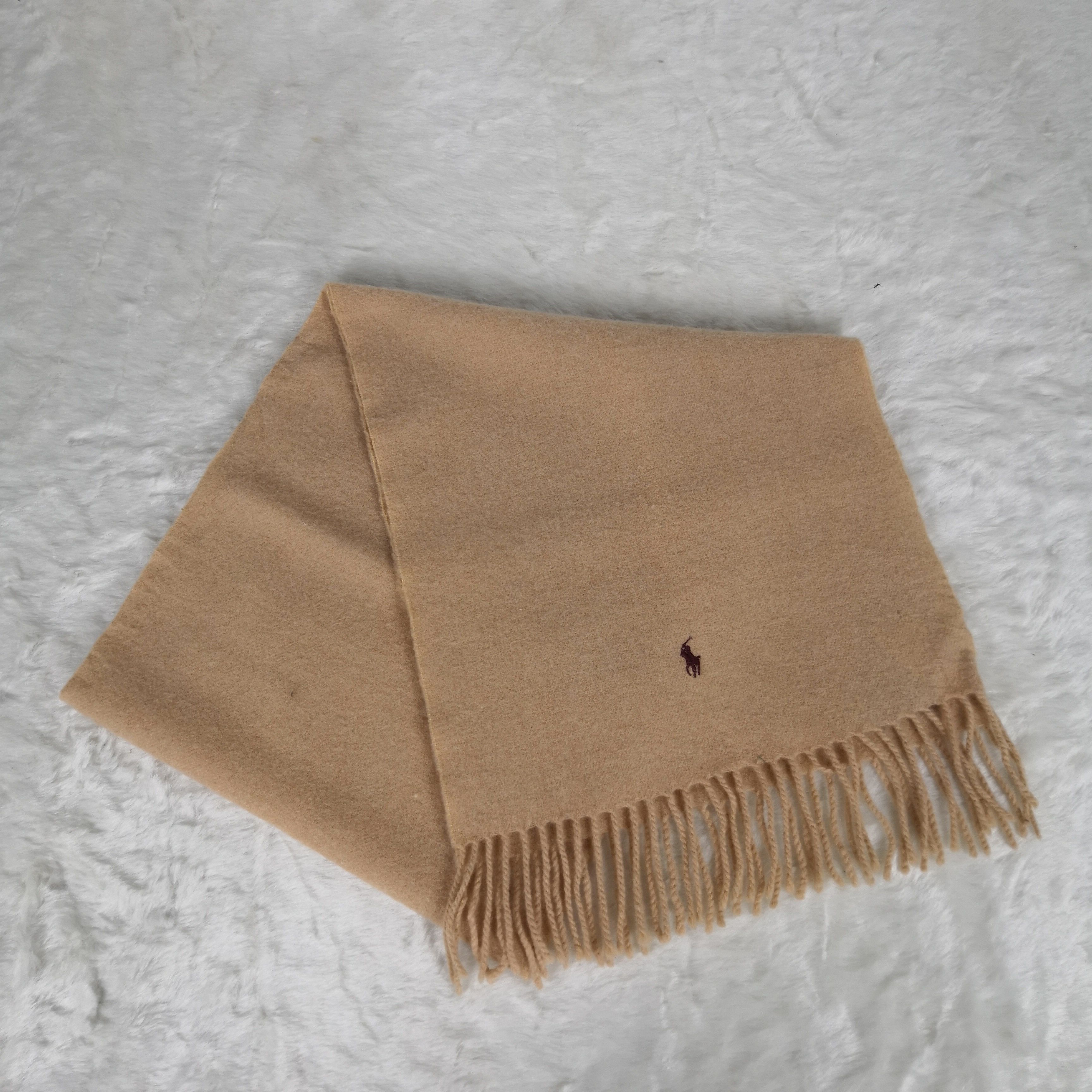 Polo Ralph Lauren Vintage Polo Ralph Lauren Scarf Muffler Wool Scarves Size ONE SIZE - 3 Thumbnail