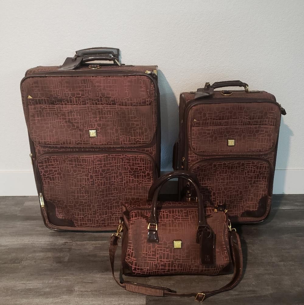 Diane von Furstenberg Chocolate | DVF | Signature Logo Duffle Size ONE SIZE - 3 Thumbnail