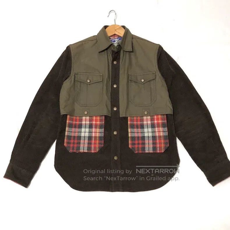 Junya Watanabe Junya Watanabe Plaid Patchwork Corduroy Jacket Size US XS / EU 42 / 0 - 1 Thumbnail