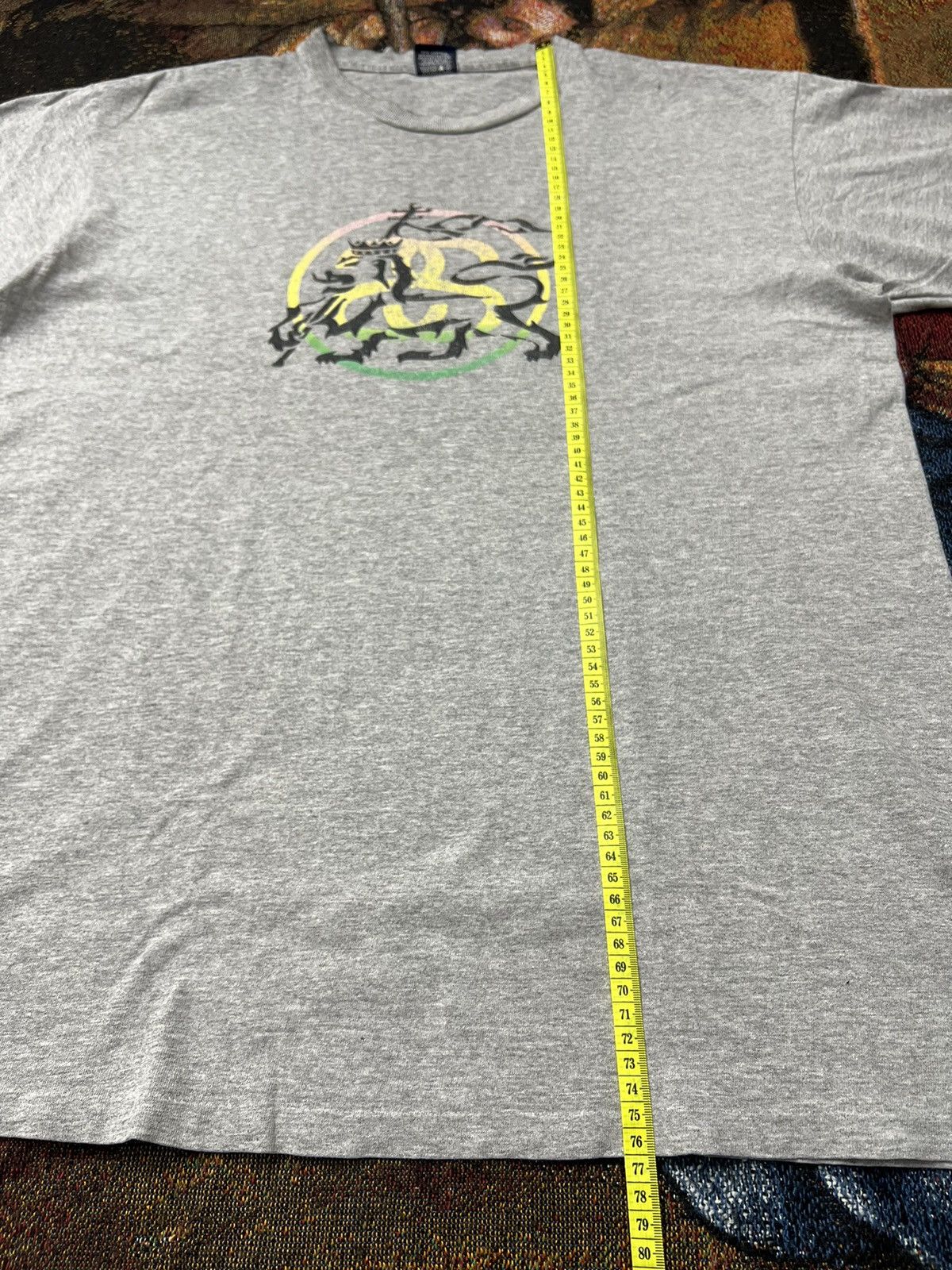 Stussy 90s Stussy Rasta Lion Tee Size US L / EU 52-54 / 3 - 10 Thumbnail