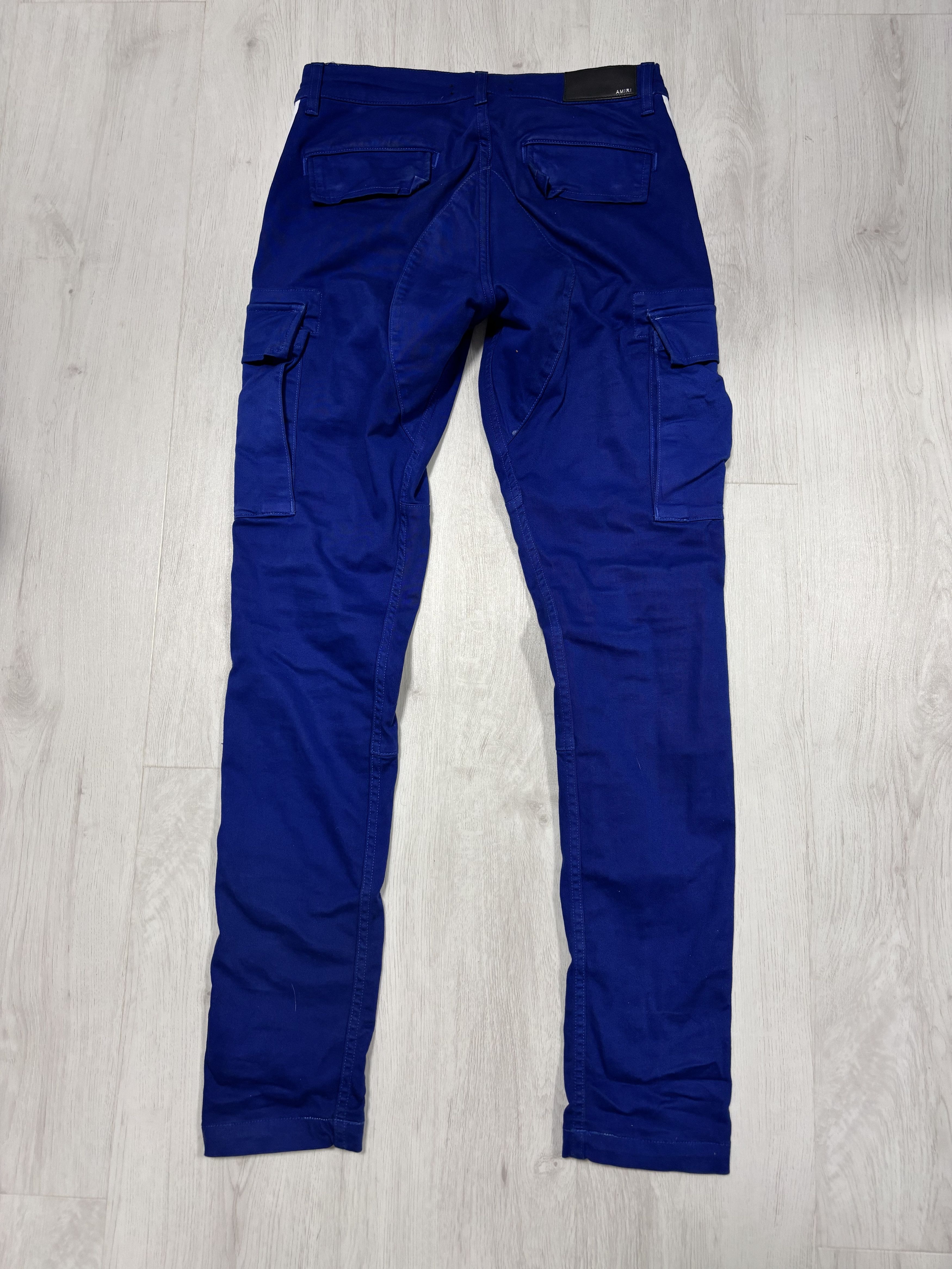 Amiri STEAL! BNWT Amiri Stack Track Cargo - Royal Blue - Size 29 Size US 29 - 10 Thumbnail
