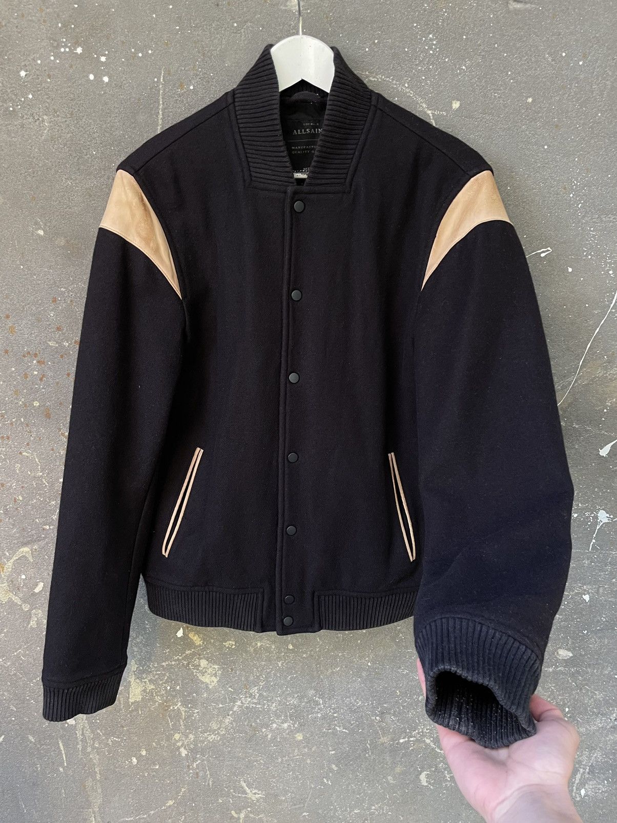 Allsaints Allsaints Wool Bomber Jacket Ecko Luxury Size US M / EU 48-50 / 2 - 7 Thumbnail