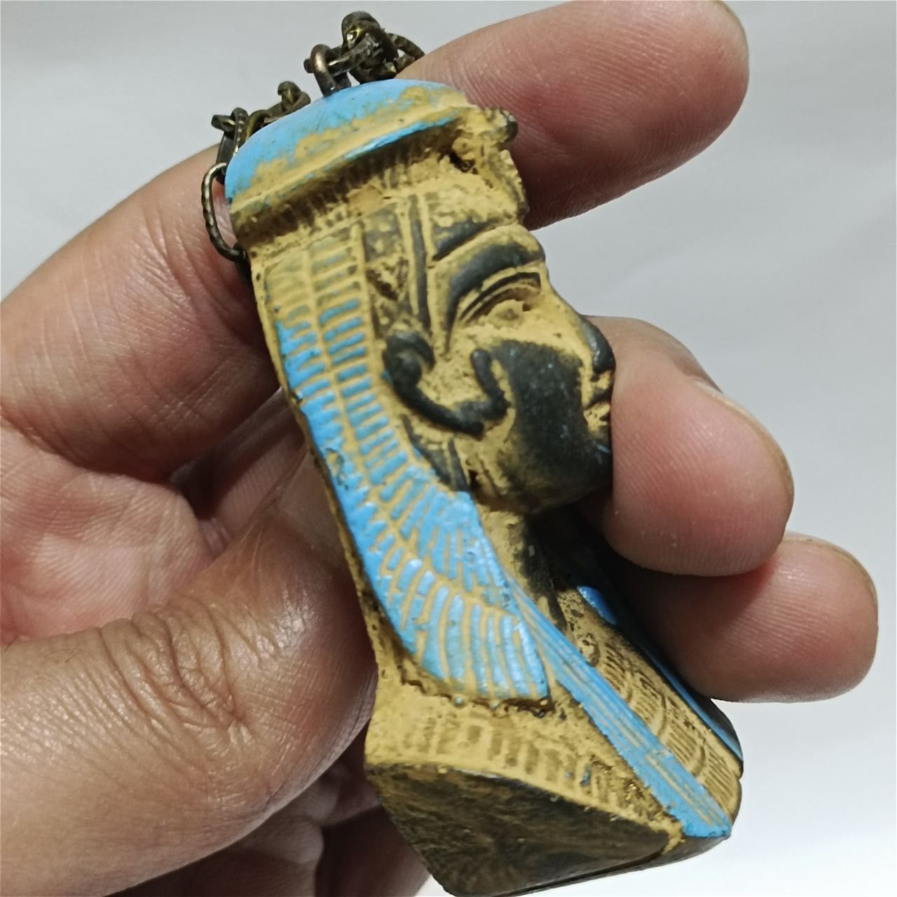 Other Vintage Handmade Pharaonic Necklace Unique Ancient Egypt Size ONE SIZE - 3 Thumbnail