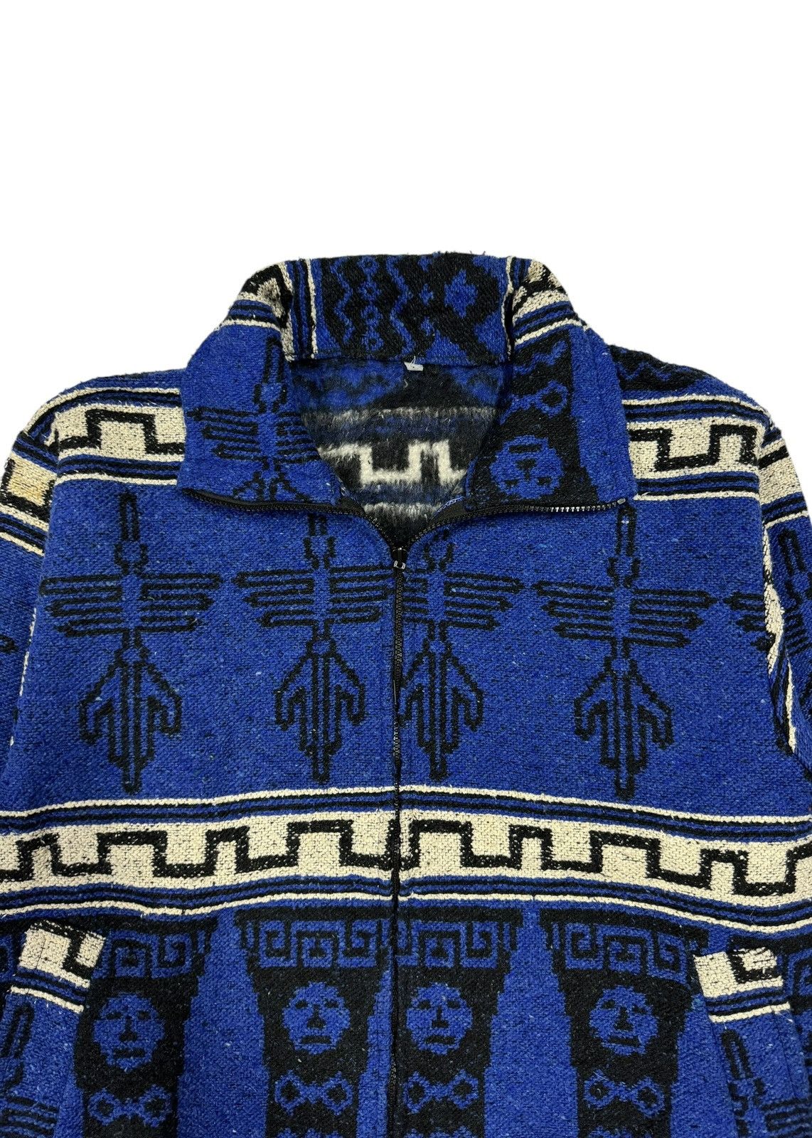 Vintage Vtg🔥Thunderbird Southwestern Chimayo Heavy Jacket Size US L / EU 52-54 / 3 - 3 Thumbnail