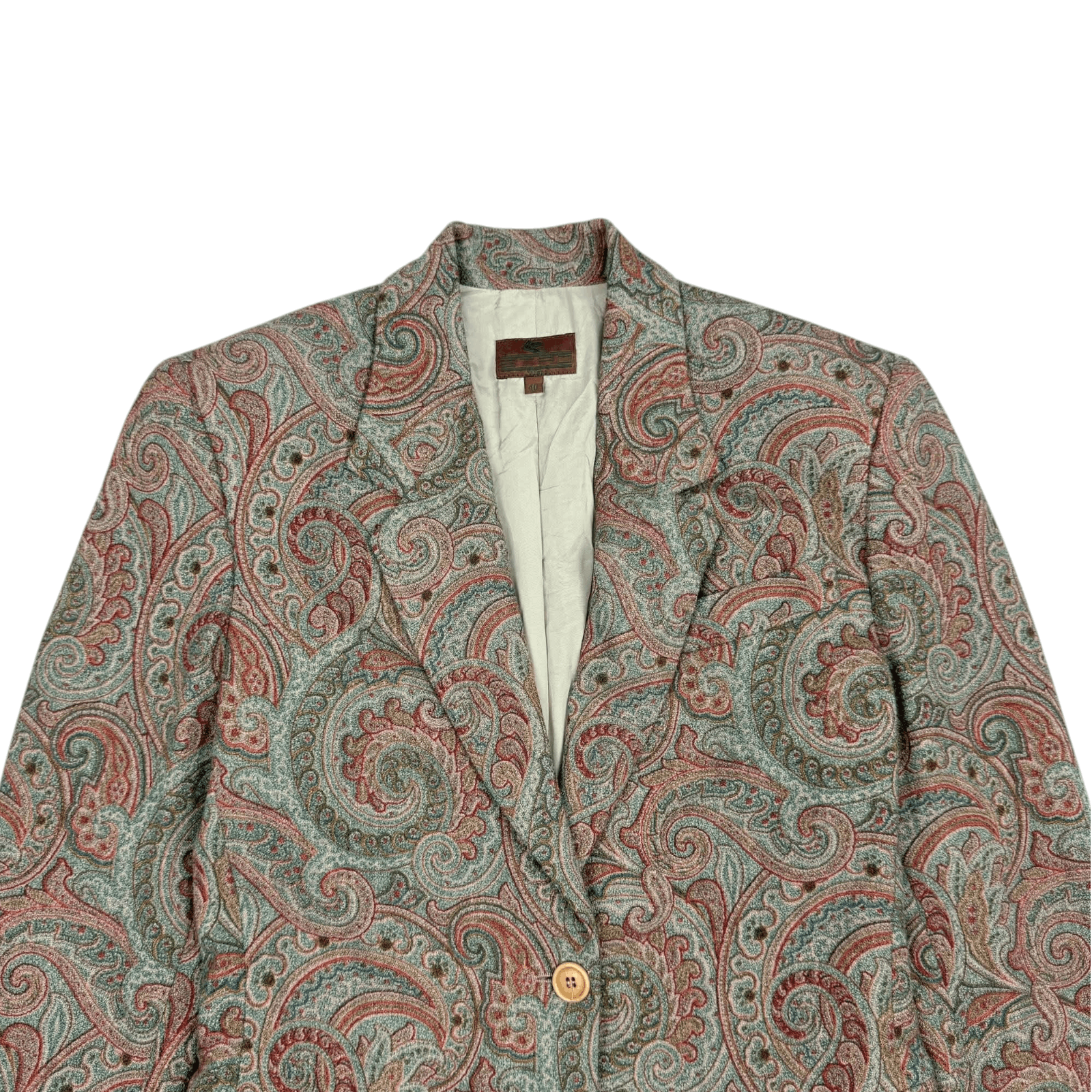 Etro ETRO Paisley Wool Blazer Jacket Women Vintage Luxury Size S / US 4 / IT 40 - 3 Thumbnail