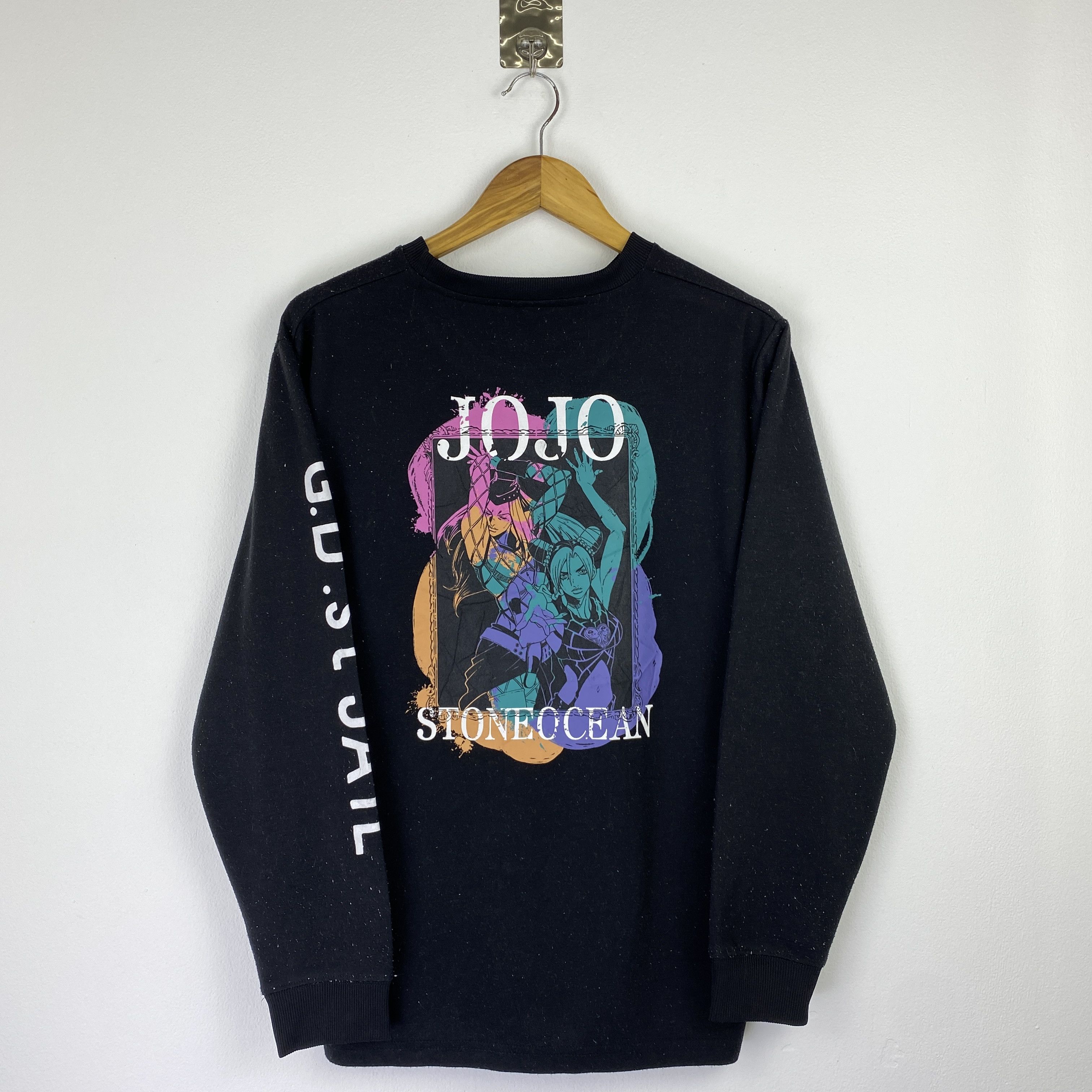 Anime Vintage JoJo Bizarre Backhit Crewneck Sweatshirt SH0469 Size US L / EU 52-54 / 3 - 1 Thumbnail