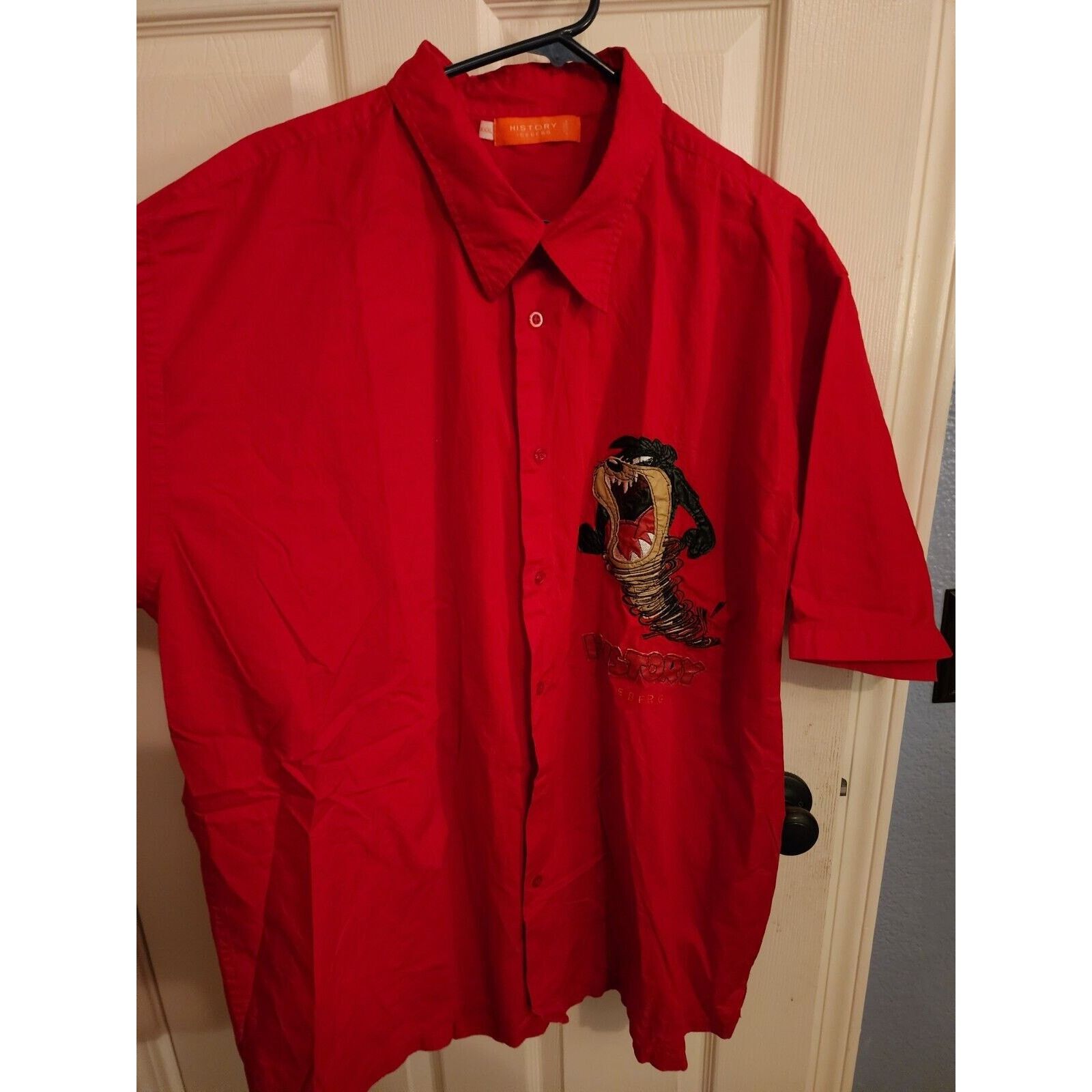 Iceberg Vtg Iceberg Shirt Mens XXXL Button Up Short Sleeve Taz 90s Size US XXL / EU 58 / 5 - 1 Thumbnail