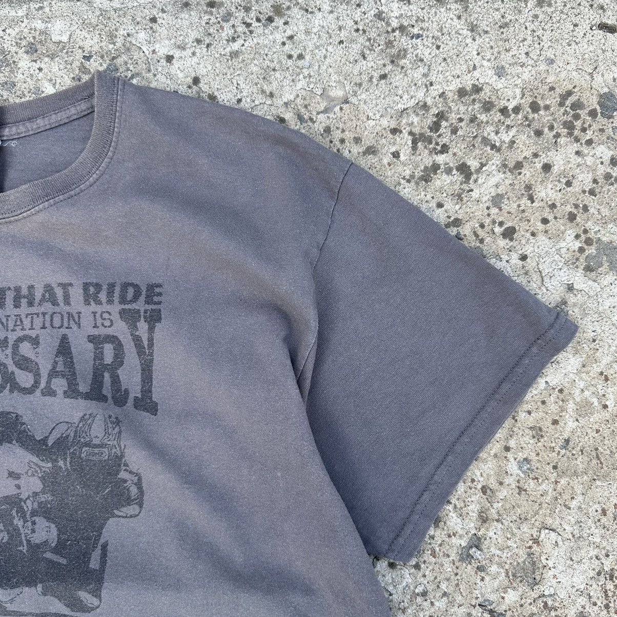 Fox Racing Vintage Necessary T-shirts Moto Big Logo Joke Humour Y2K 00s Size US L / EU 52-54 / 3 - 4 Thumbnail