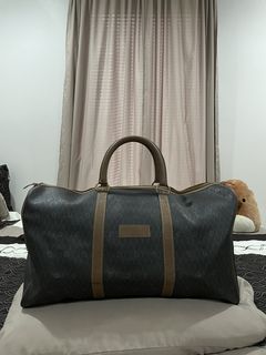 Christian Dior Honeycomb Duffle Bag - Brown Luggage and Travel